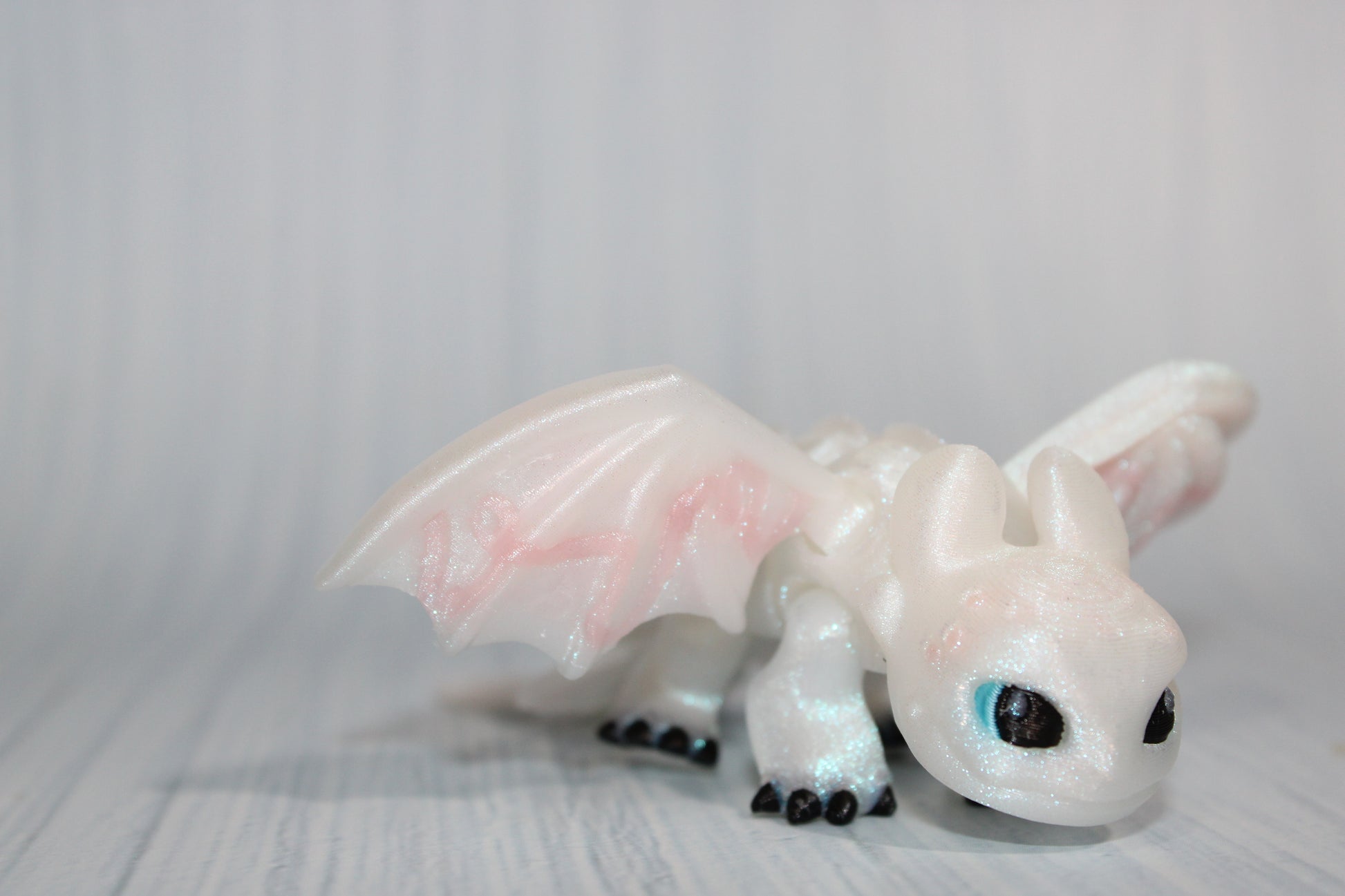 3D Printed Articulated Tiny Dragons 4" long - Wonderland 3D Printing 