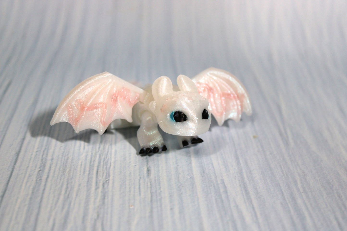 3D Printed Articulated Tiny Dragons 4" long - Wonderland 3D Printing 