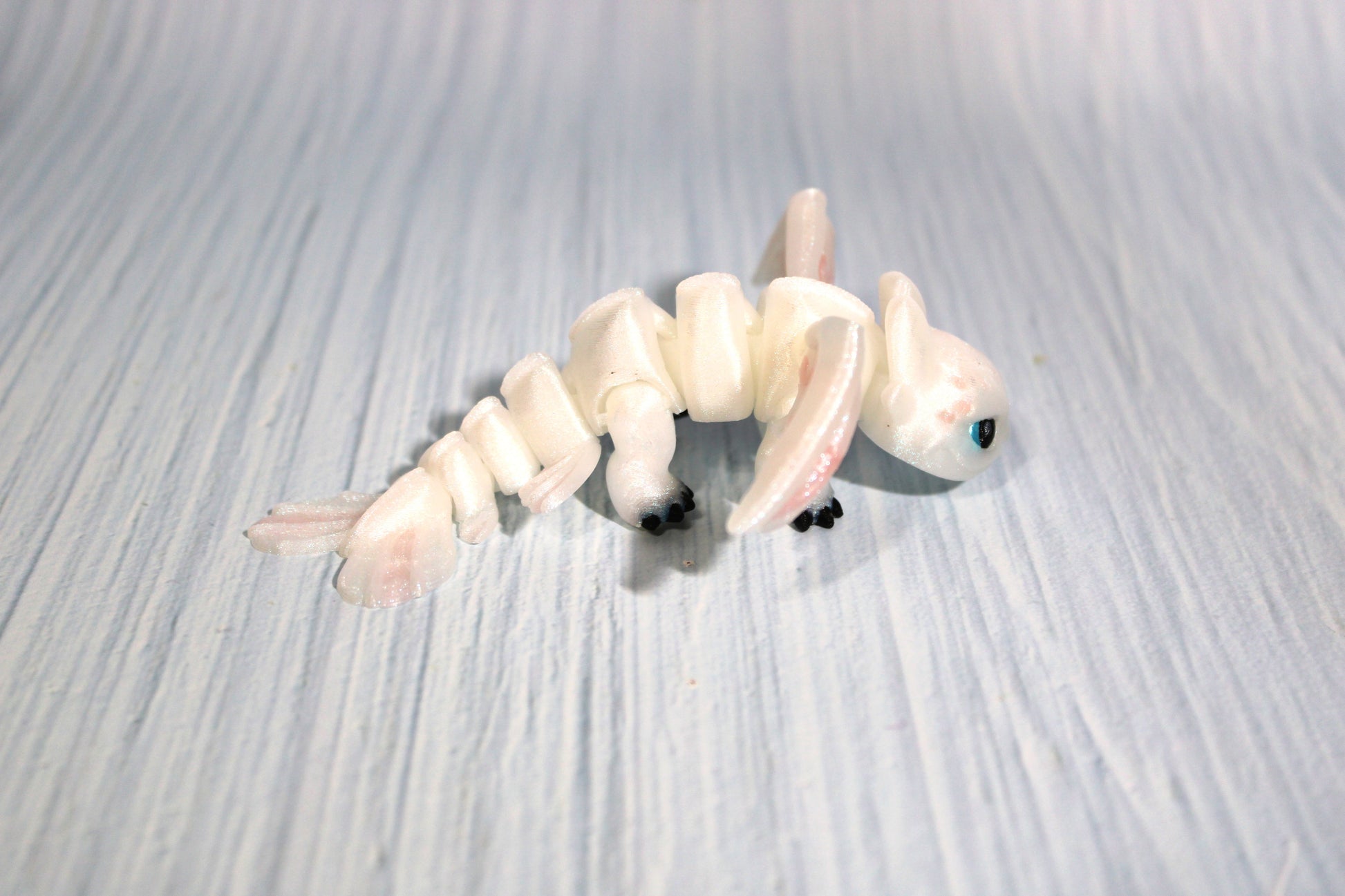 3D Printed Articulated Tiny Dragons 4" long - Wonderland 3D Printing 