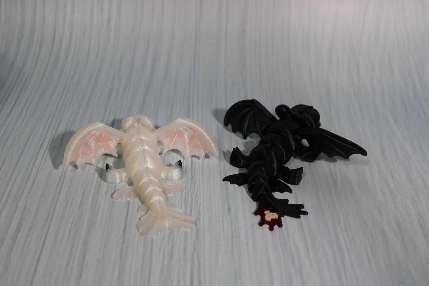 3D Printed Articulated Tiny Dragons 4" long - Wonderland 3D Printing 