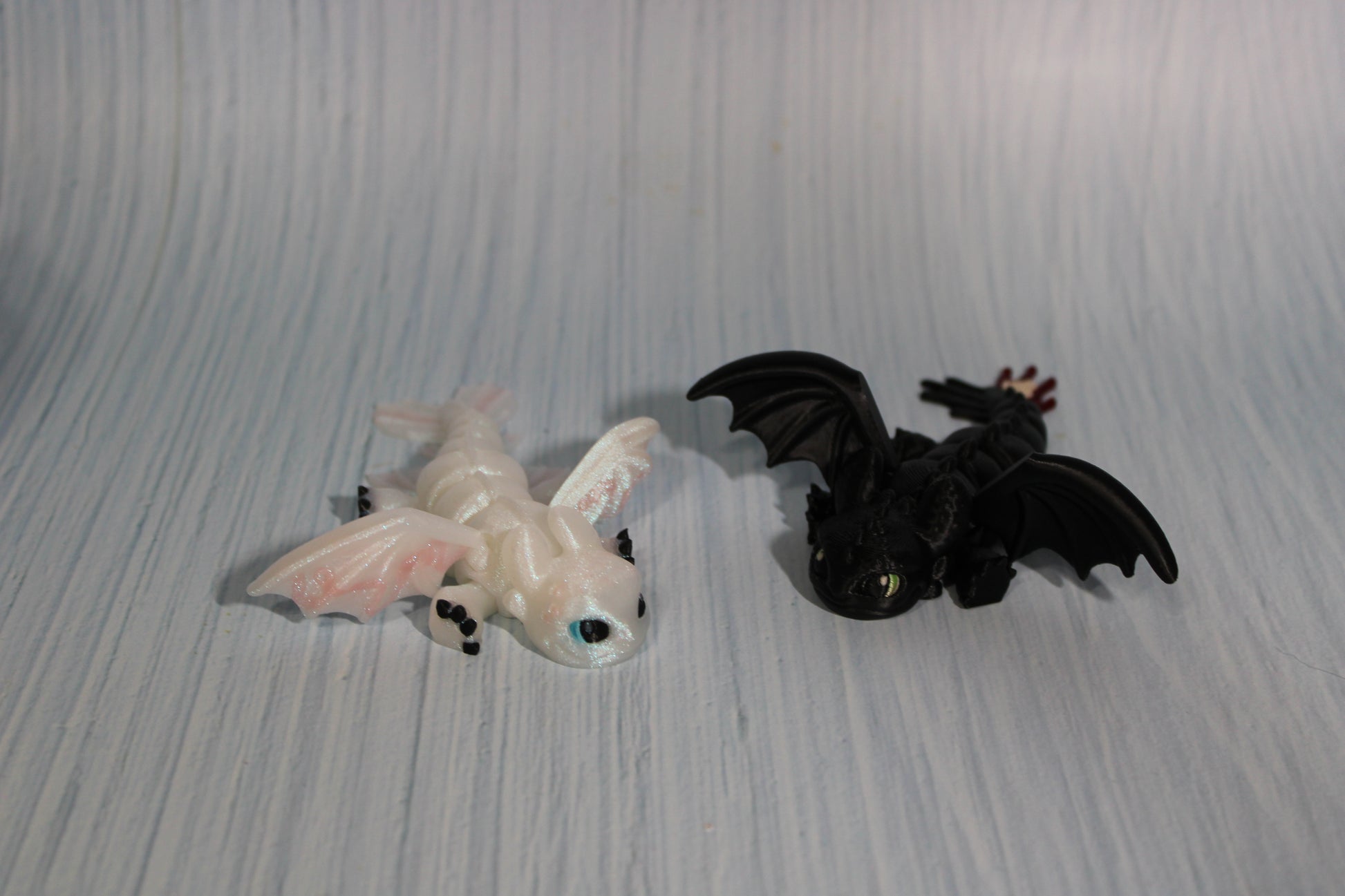 3D Printed Articulated Tiny Dragons 4" long - Wonderland 3D Printing 