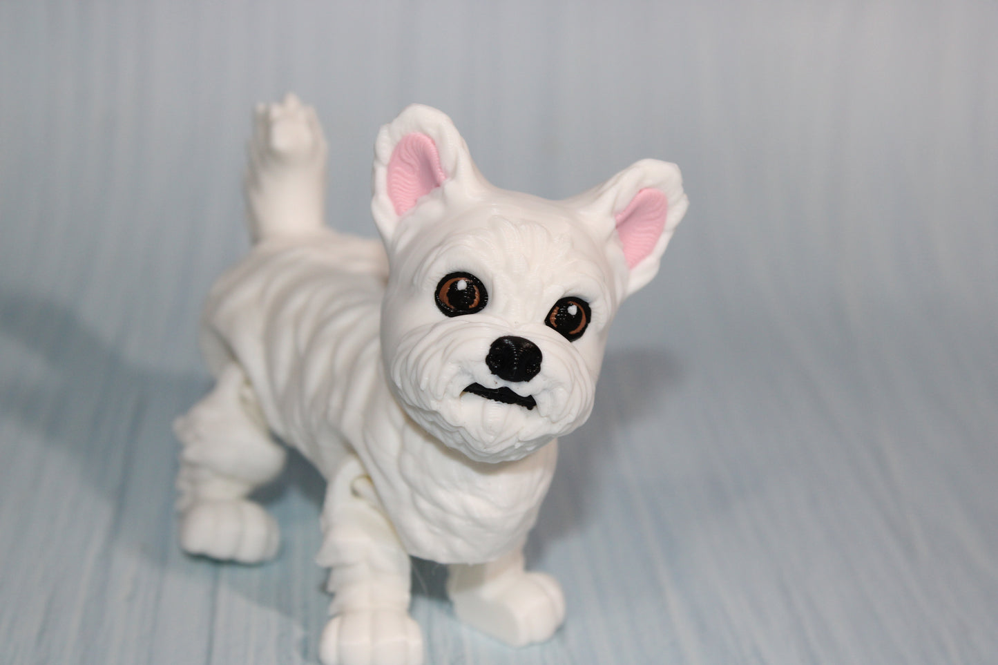 Westie 3D Printed Articulated Flexi Fidget Figurine - Wonderland 3D Printing 