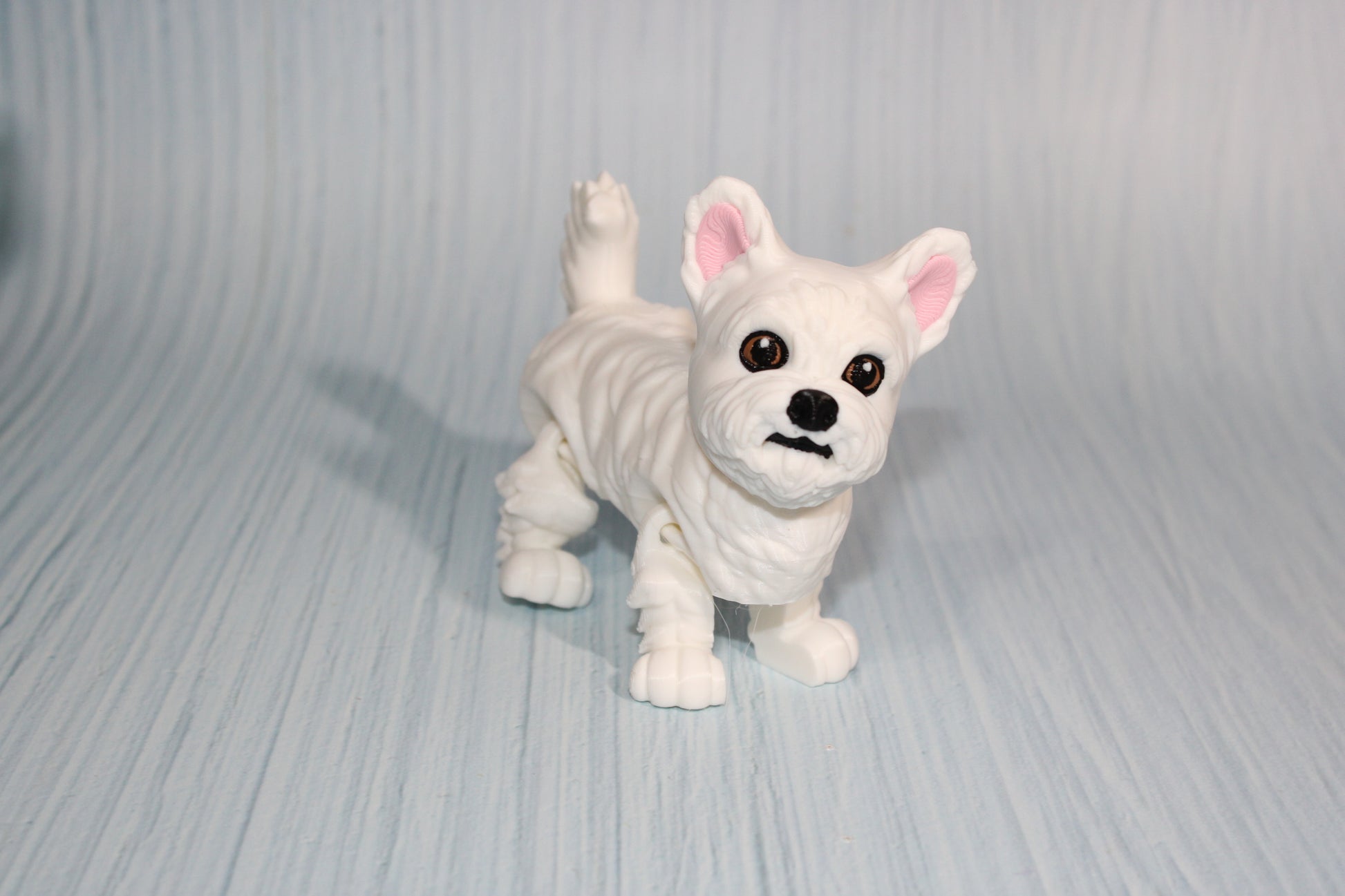 Westie 3D Printed Articulated Flexi Fidget Figurine - Wonderland 3D Printing 