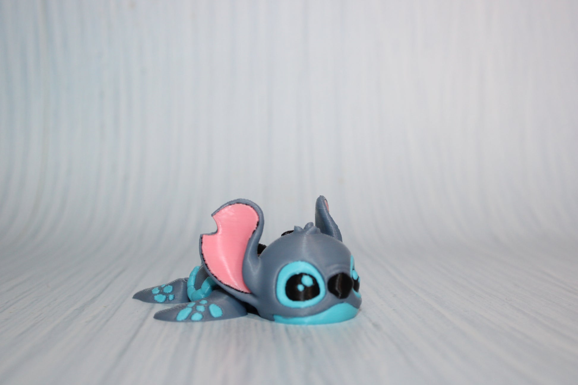 3D Printed Articulated Alien Turtles 3" long - Wonderland 3D Printing 