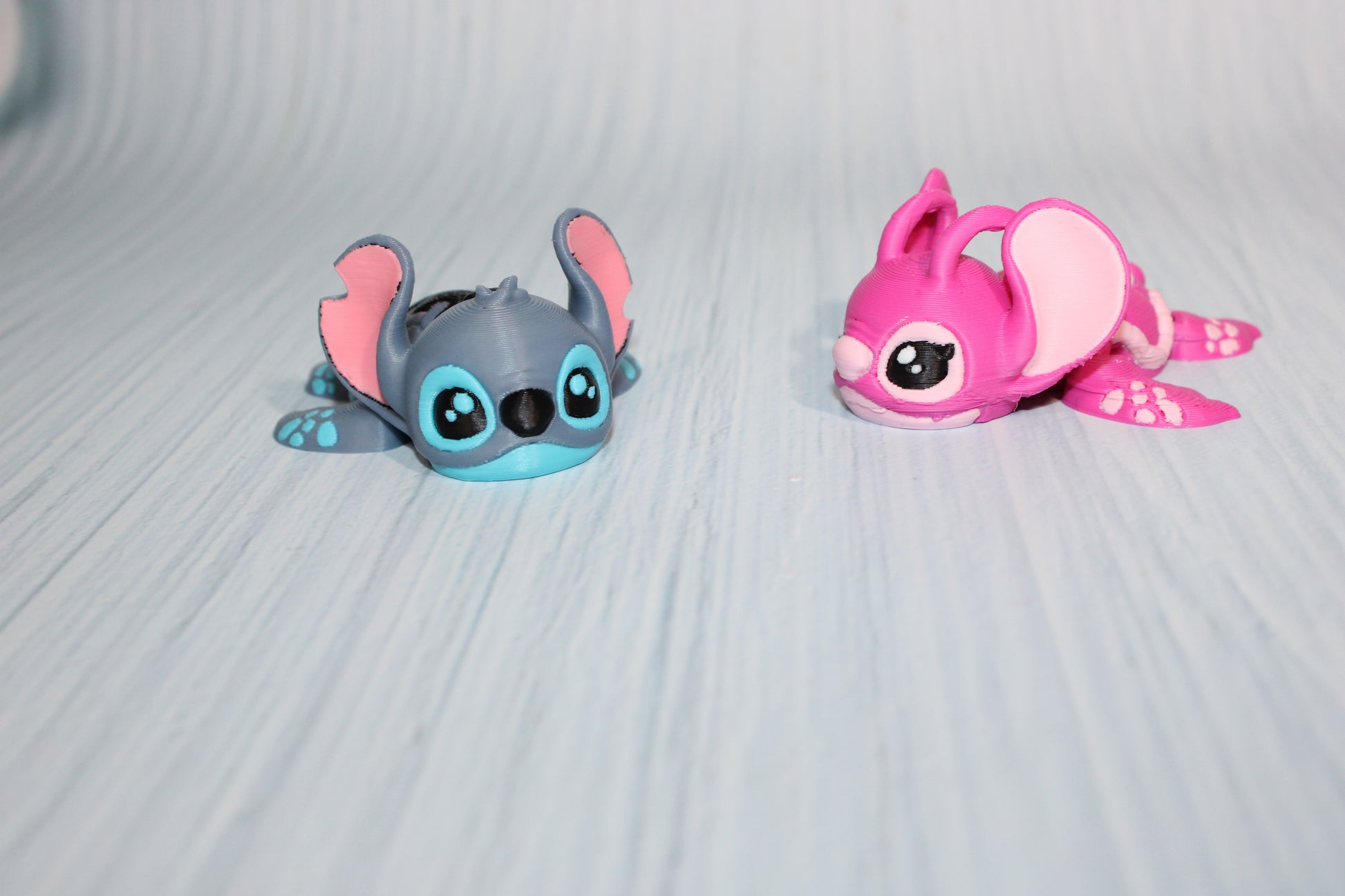 3D Printed Articulated Alien Turtles 3" long - Wonderland 3D Printing 