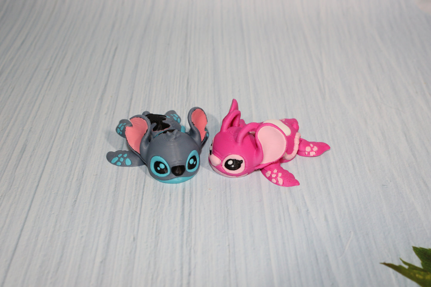 3D Printed Articulated Alien Turtles 3" long - Wonderland 3D Printing 