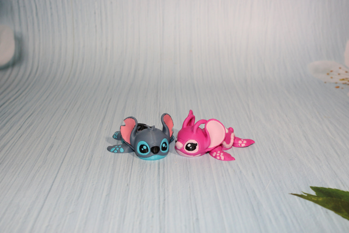 3D Printed Articulated Alien Turtles 3" long - Wonderland 3D Printing 