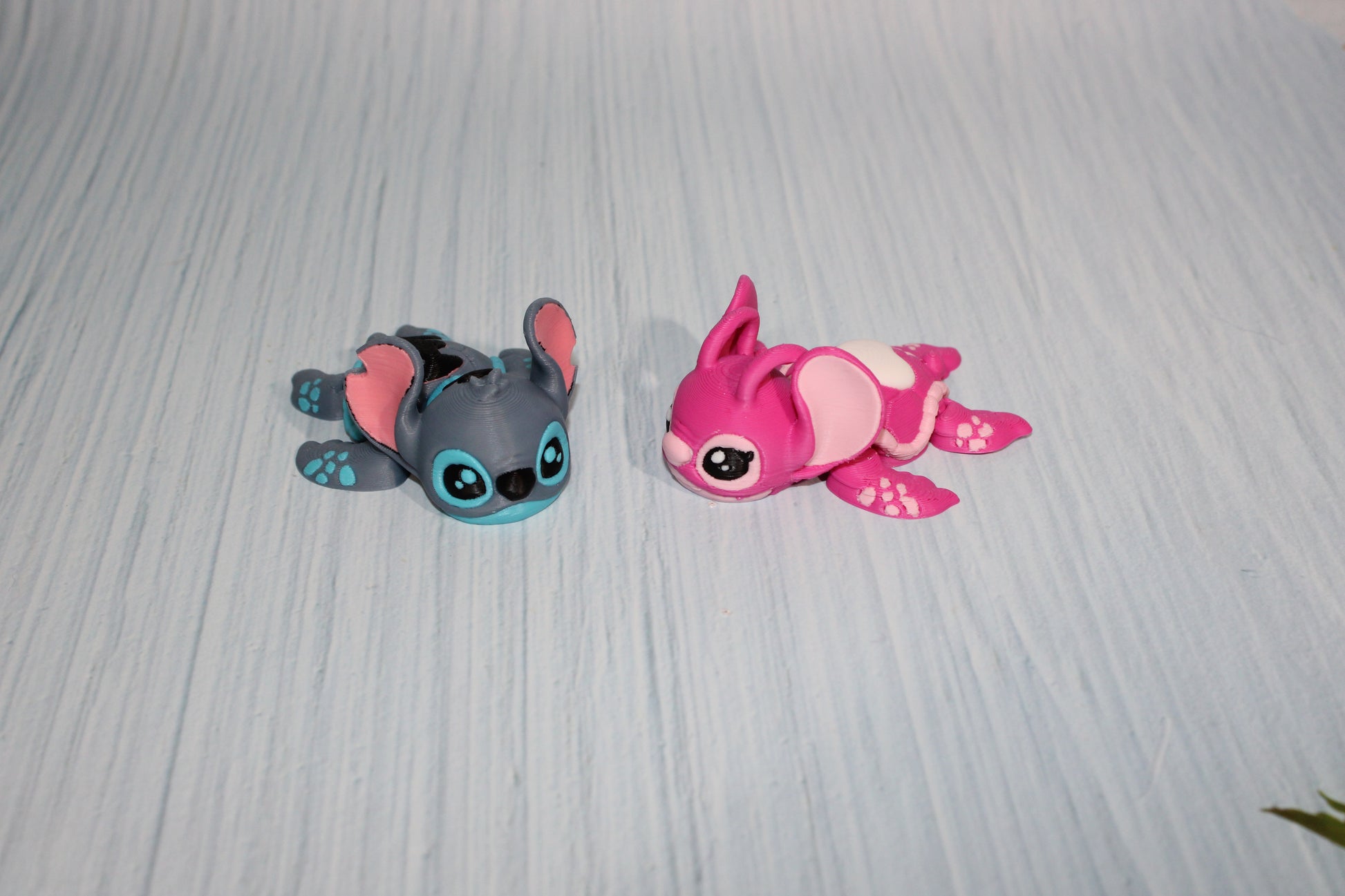 3D Printed Articulated Alien Turtles 3" long - Wonderland 3D Printing 