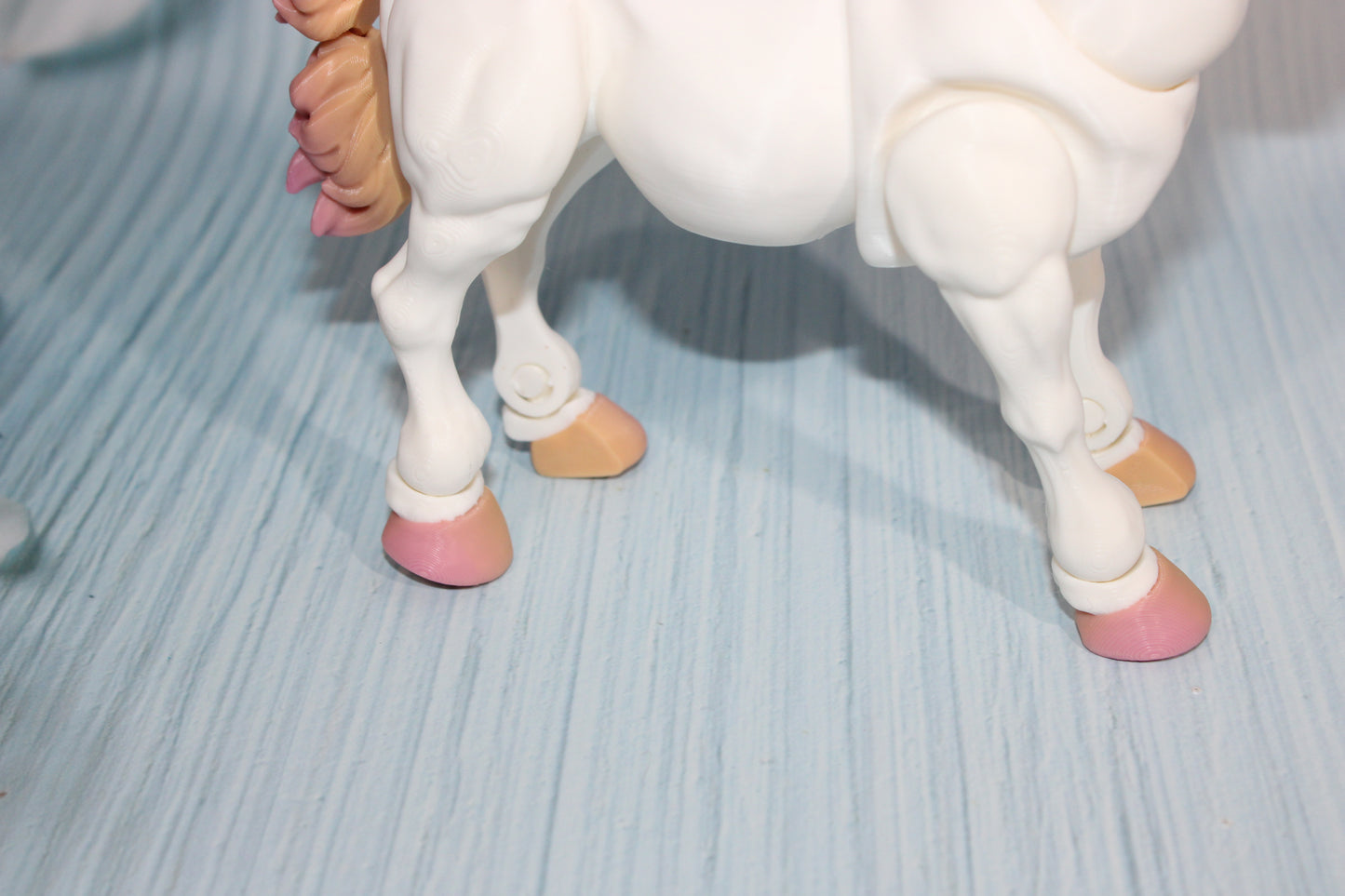 3D Printed Articulated Horse or Unicorn Figurine 7.5" long x 6.75" tall - Wonderland 3D Printing 