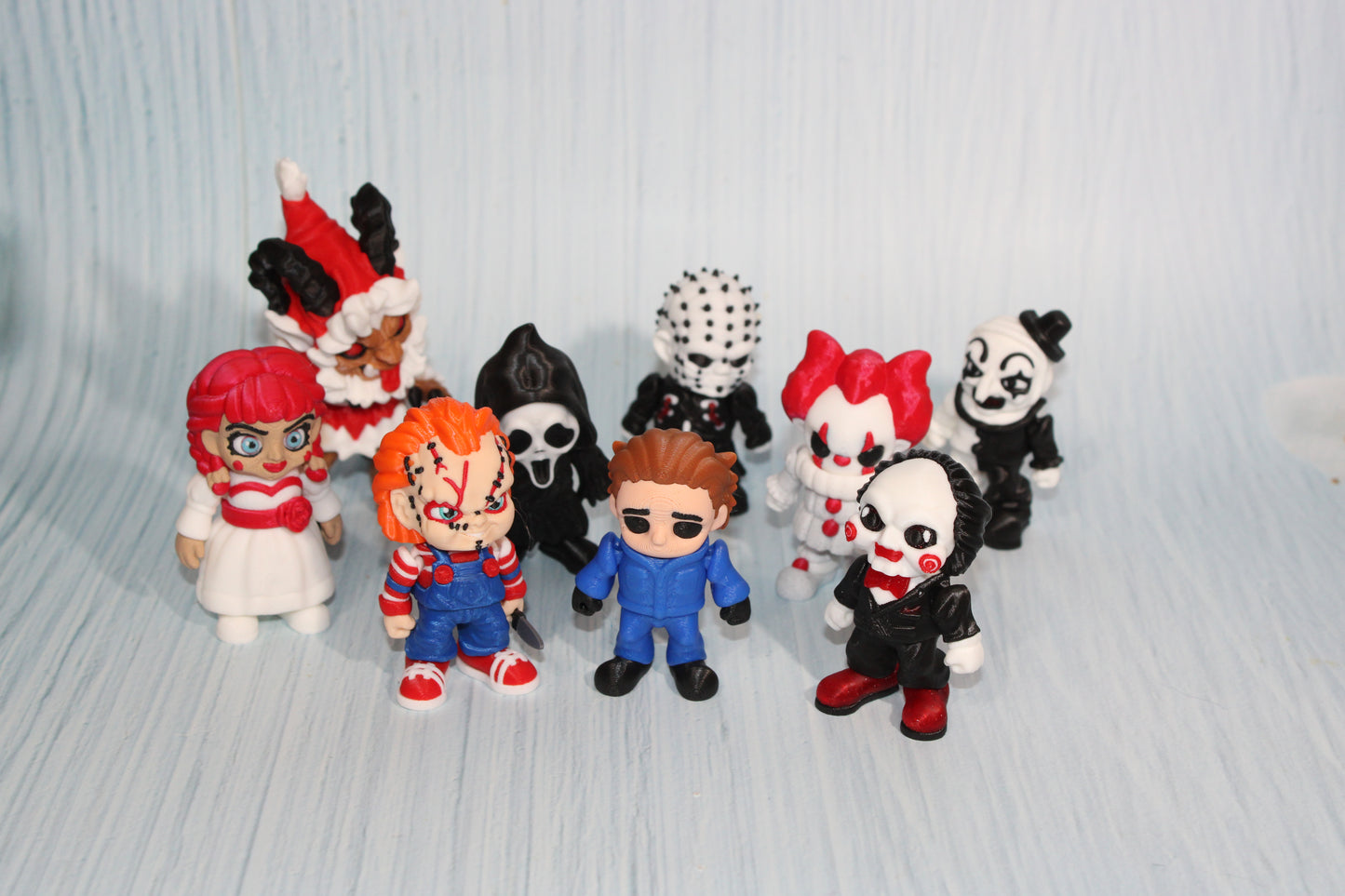 3D Printed Articulated Scary Figurines - Wonderland 3D Printing 