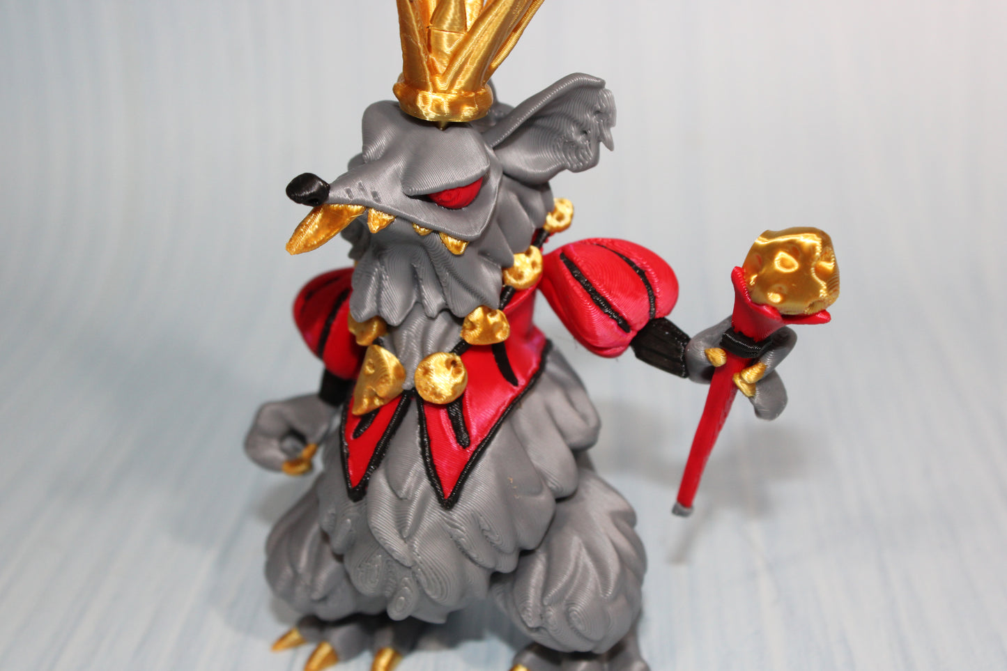3d Printed Mouse King 5" tall - Wonderland 3D Printing 