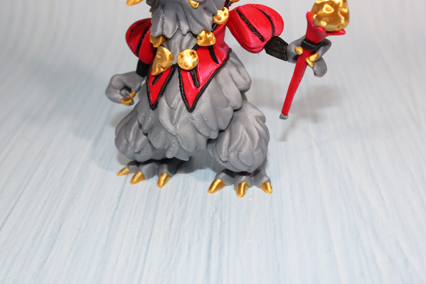 3d Printed Mouse King 5" tall - Wonderland 3D Printing 