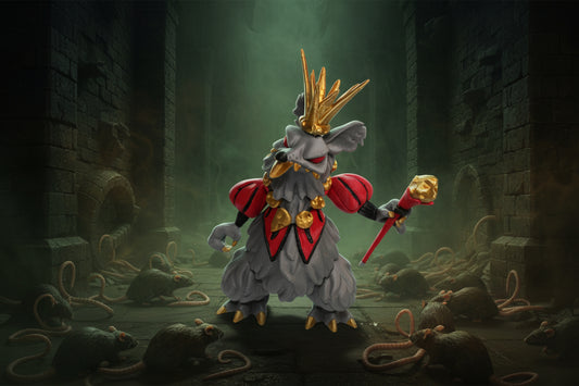 3d Printed Mouse King 5" tall - Wonderland 3D Printing 