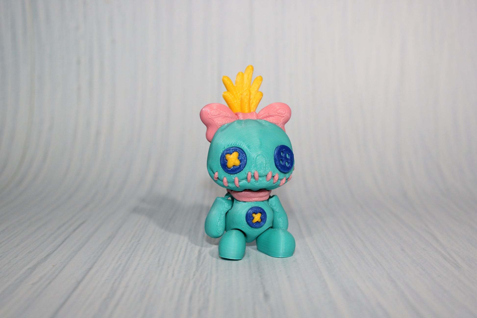 3D Printed Articulated Alien Turtles 3" long - Wonderland 3D Printing 
