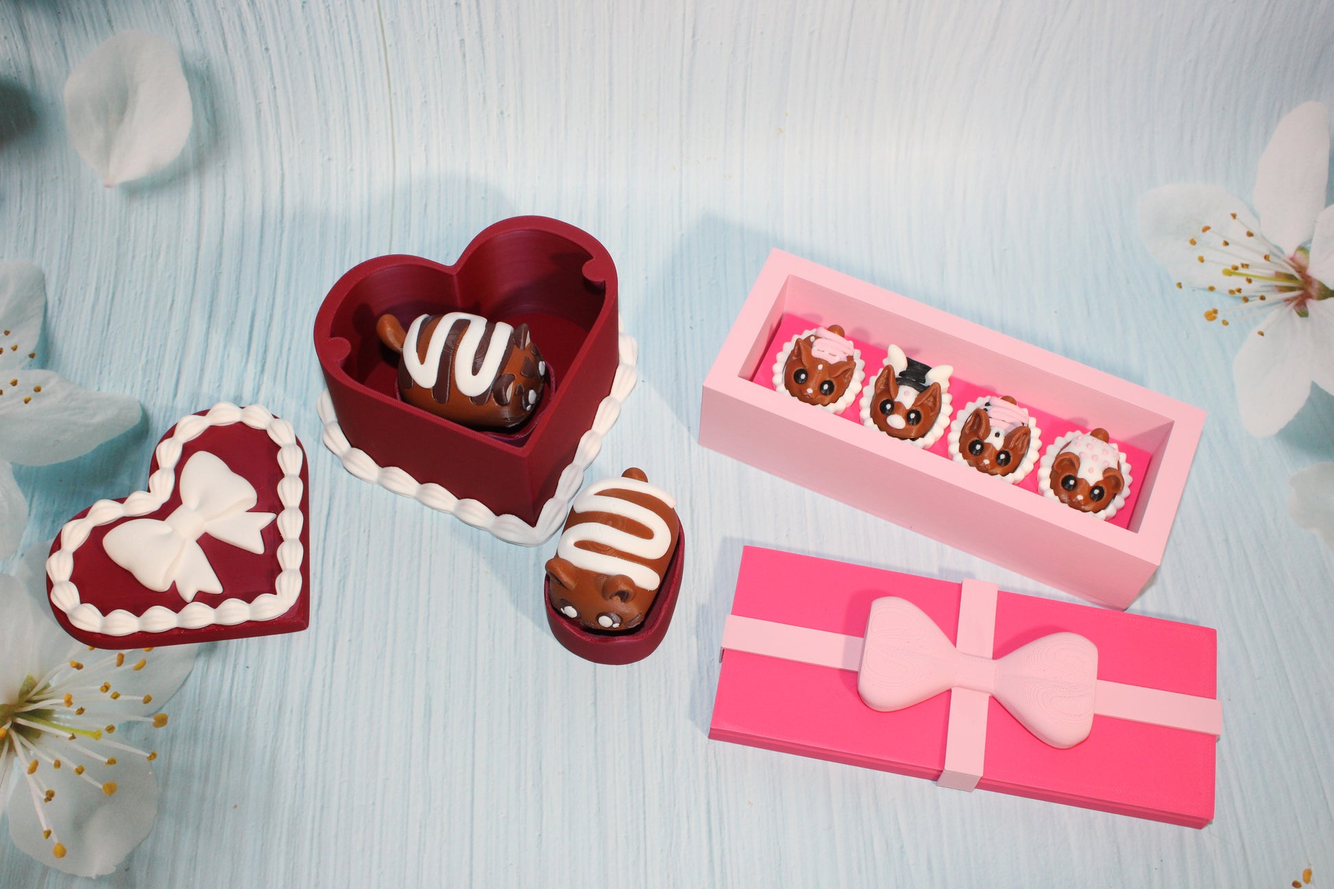 3d printed Bon Bon Clickers with Gift Box Options - Wonderland 3D Printing 