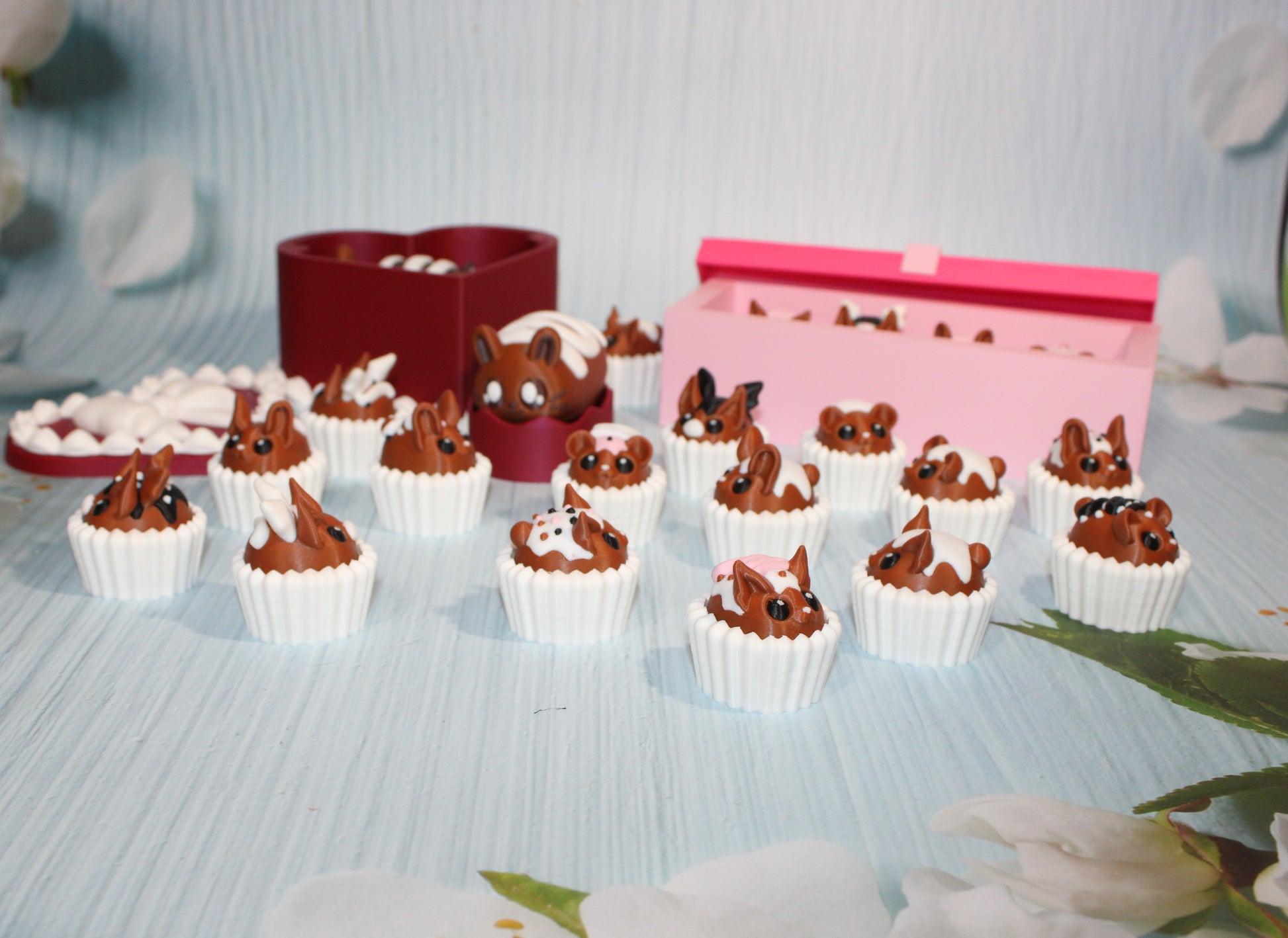 3d printed Bon Bon Clickers with Gift Box Options - Wonderland 3D Printing 
