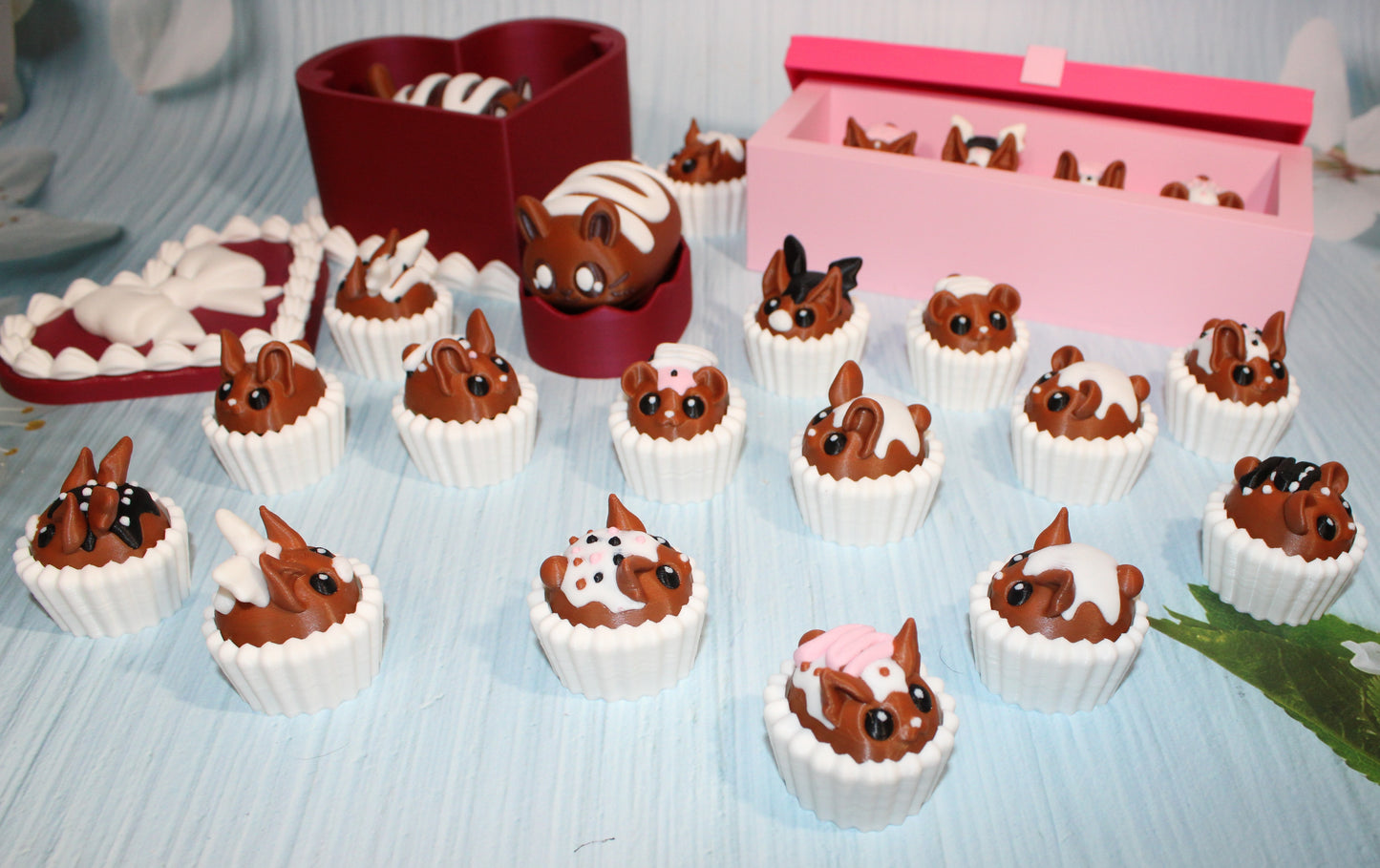 3d printed Bon Bon Clickers with Gift Box Options - Wonderland 3D Printing 