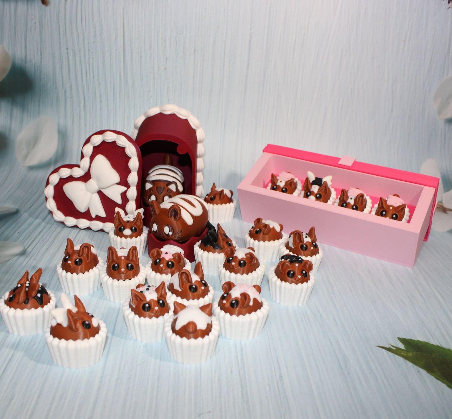 3d printed Bon Bon Clickers with Gift Box Options - Wonderland 3D Printing 