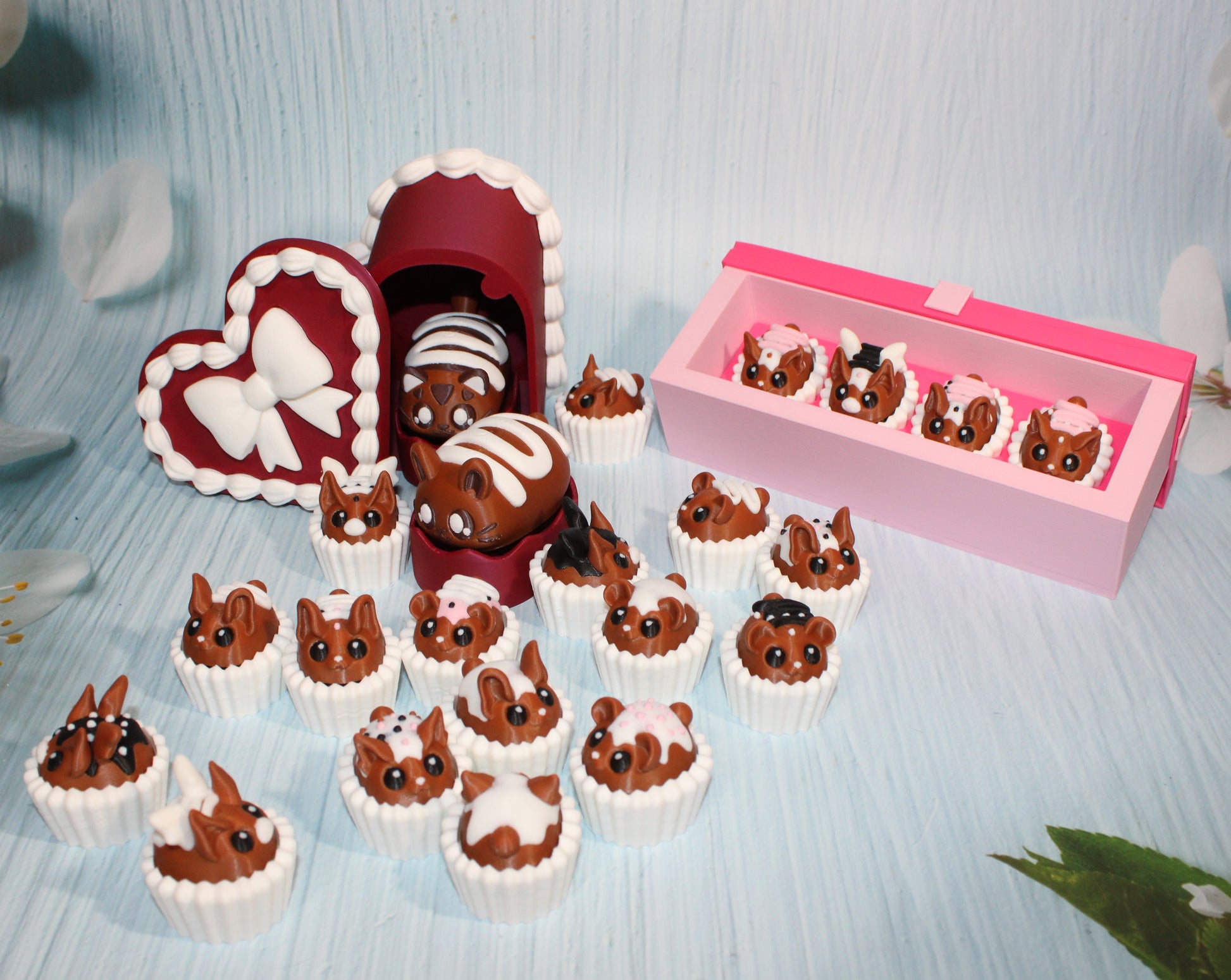 3d printed Bon Bon Clickers with Gift Box Options - Wonderland 3D Printing 