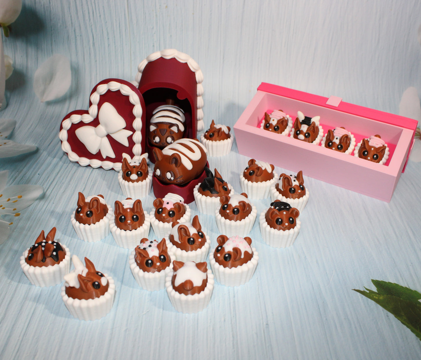 3d printed Bon Bon Clickers with Gift Box Options - Wonderland 3D Printing 