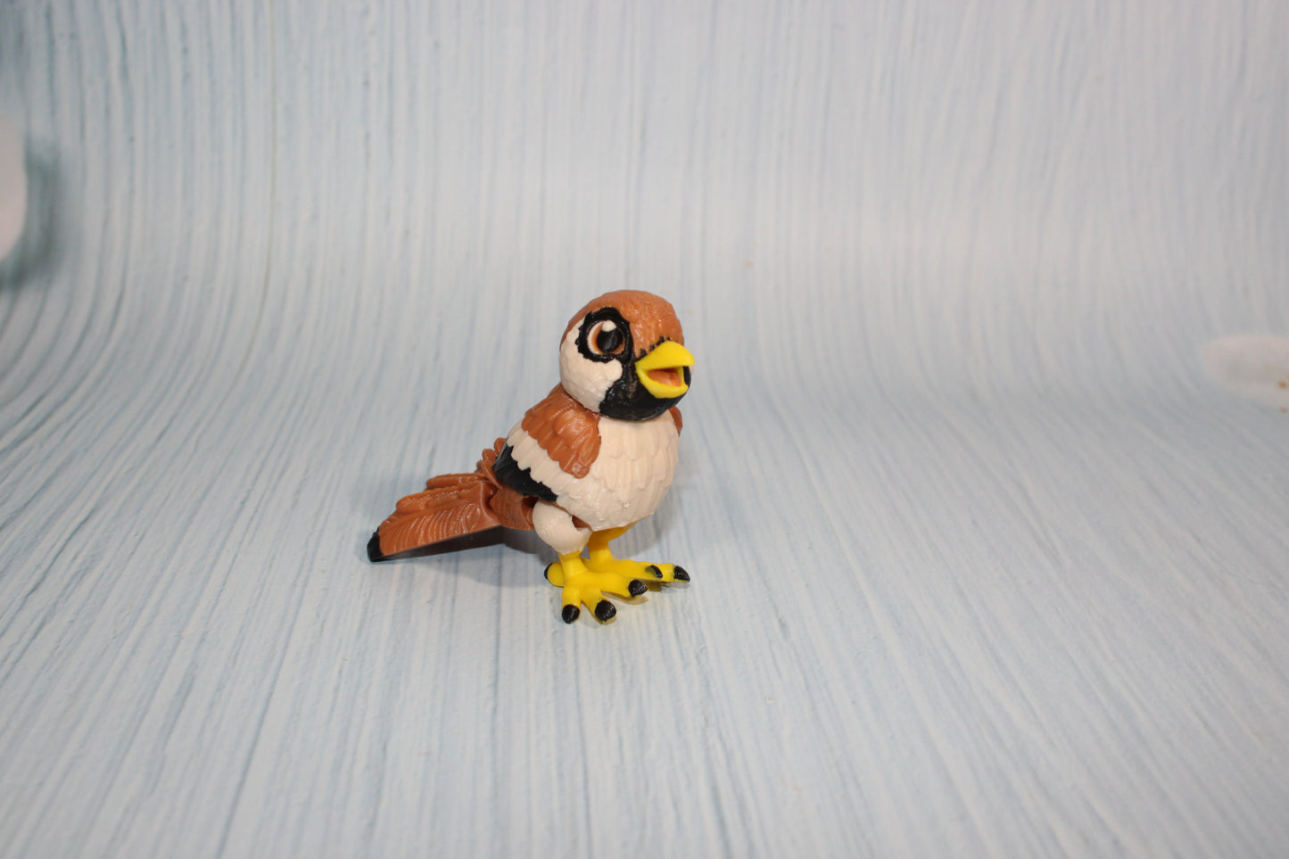 Snow owl or Sparrow 3d printed 2.5" tall - Wonderland 3D Printing 