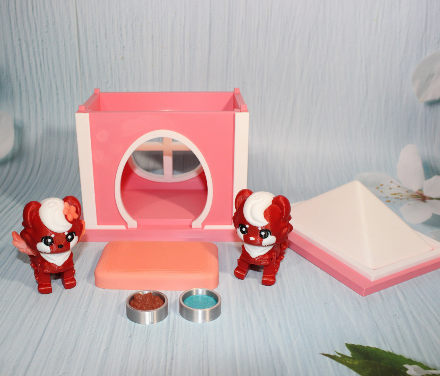 Pom Pom Play set- Everything Included- Comes with 2 Poms-3d printed - Wonderland 3D Printing 