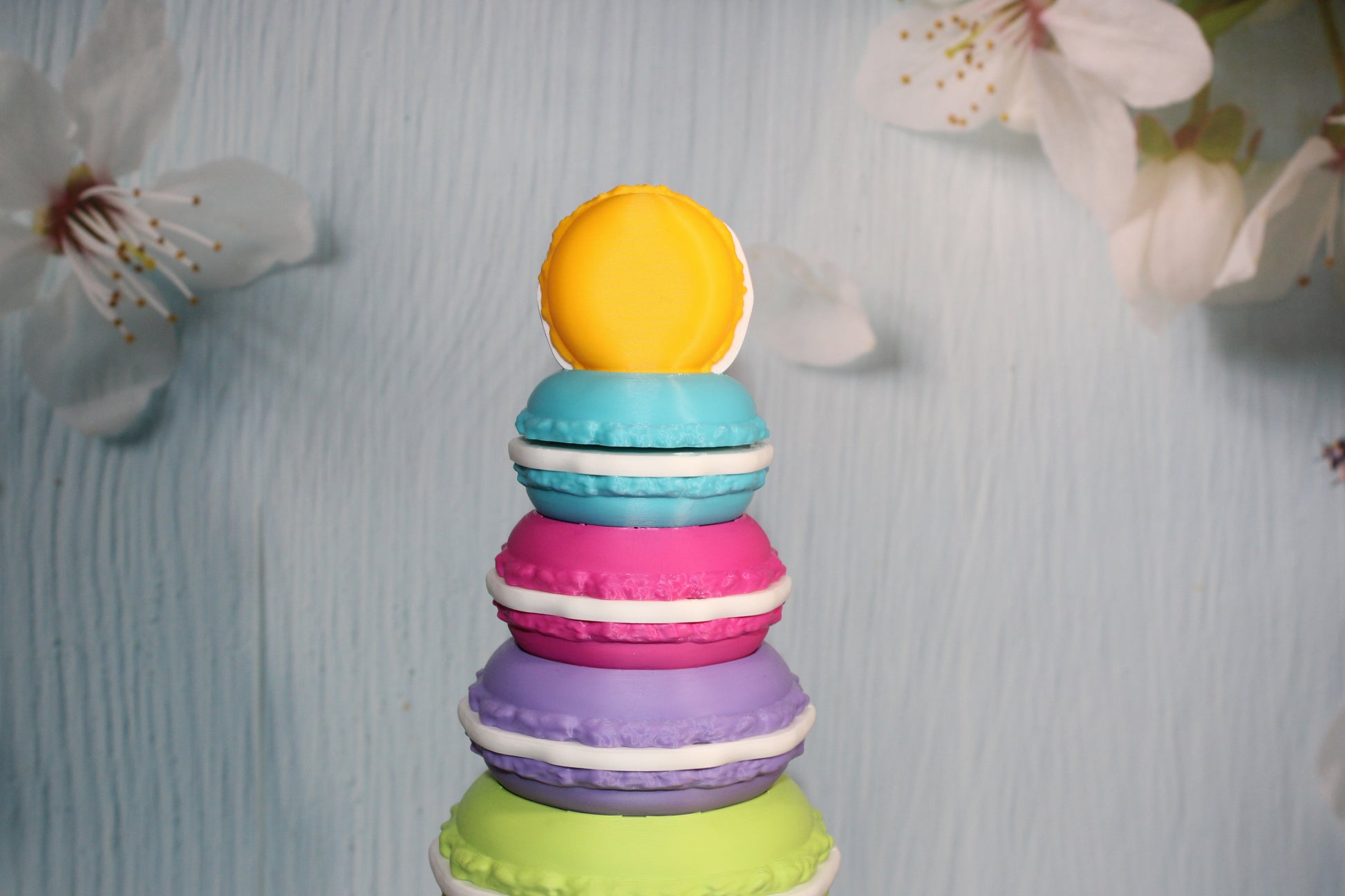 3d Printed Macaroon Tree 11.75" tall - Wonderland 3D Printing 