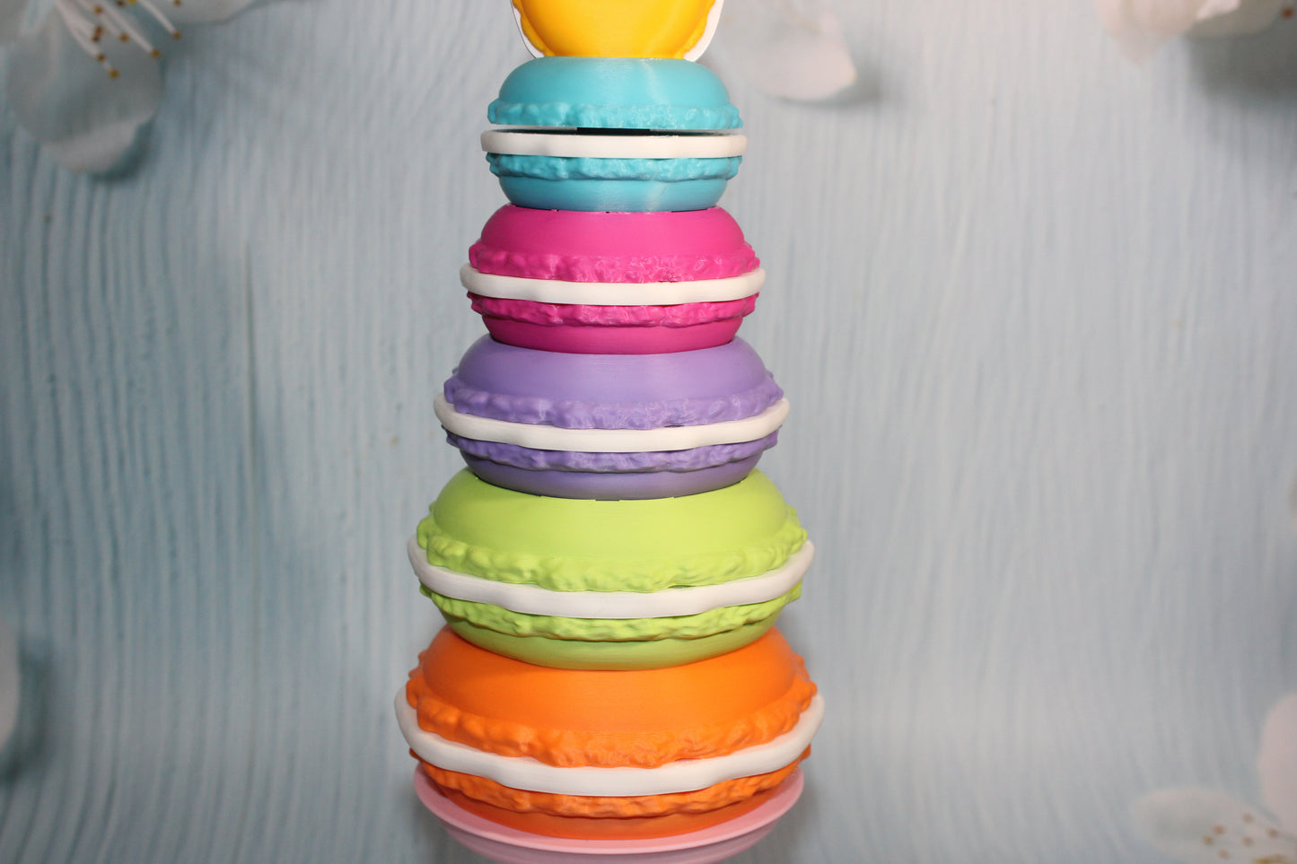 3d Printed Macaroon Tree 11.75" tall - Wonderland 3D Printing 