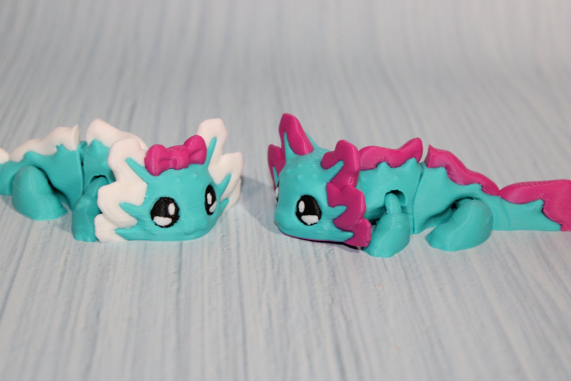 Axolotl 4" 3d Printed - Wonderland 3D Printing 