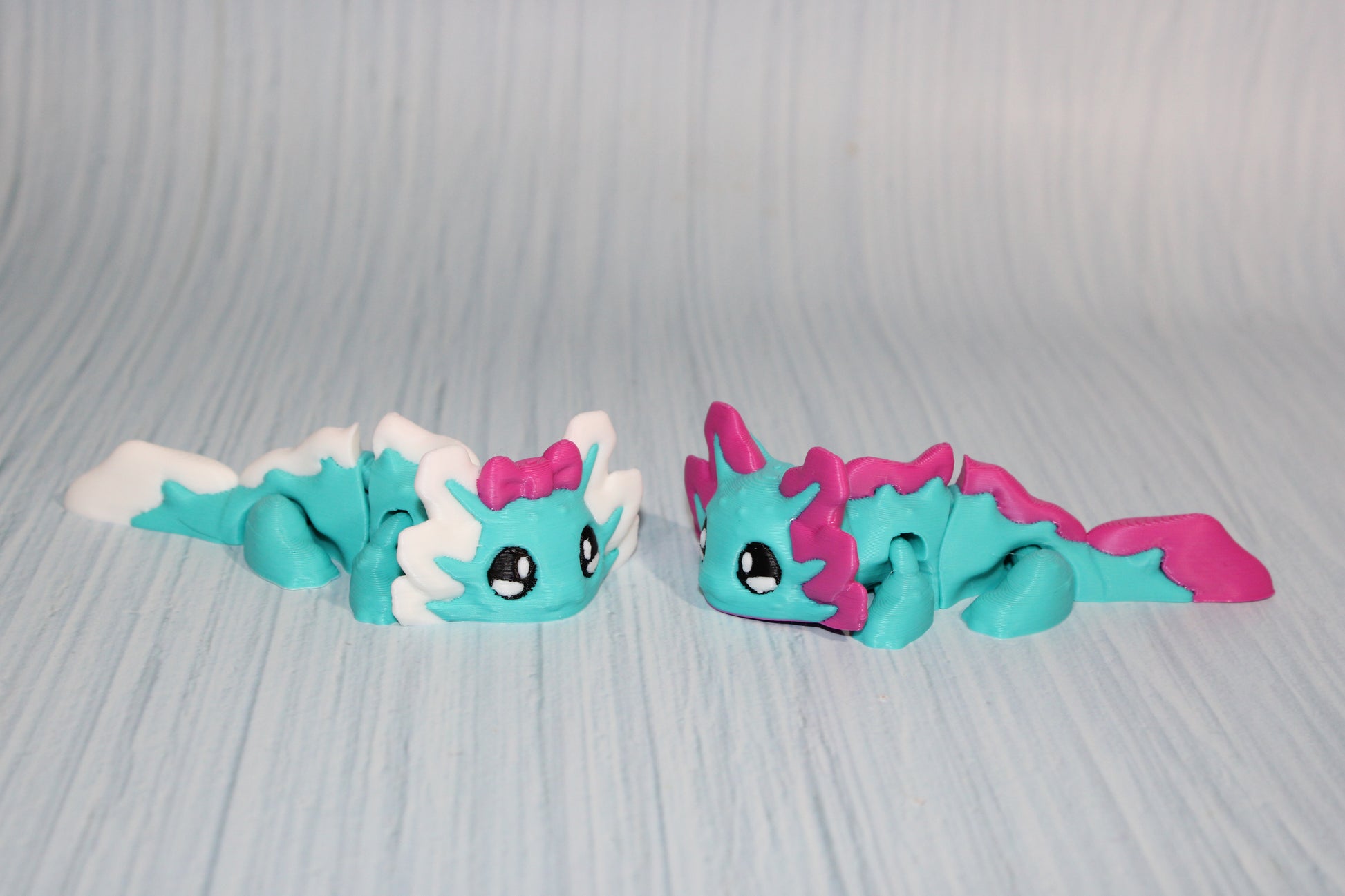 Axolotl 4" 3d Printed - Wonderland 3D Printing 