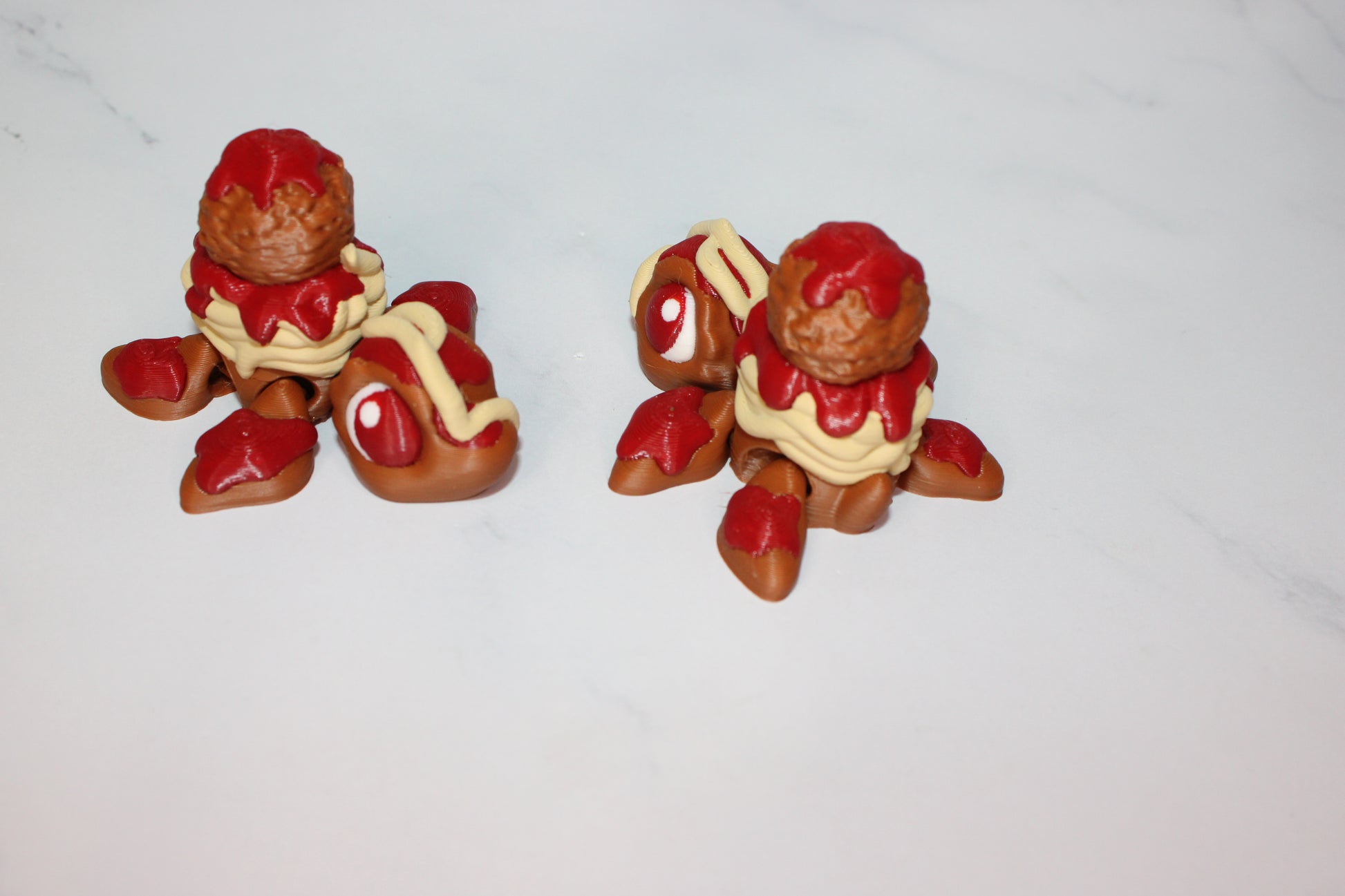 Turtles Variety to choose from 3D Printed Articulated Figurine - Wonderland 3D Printing 