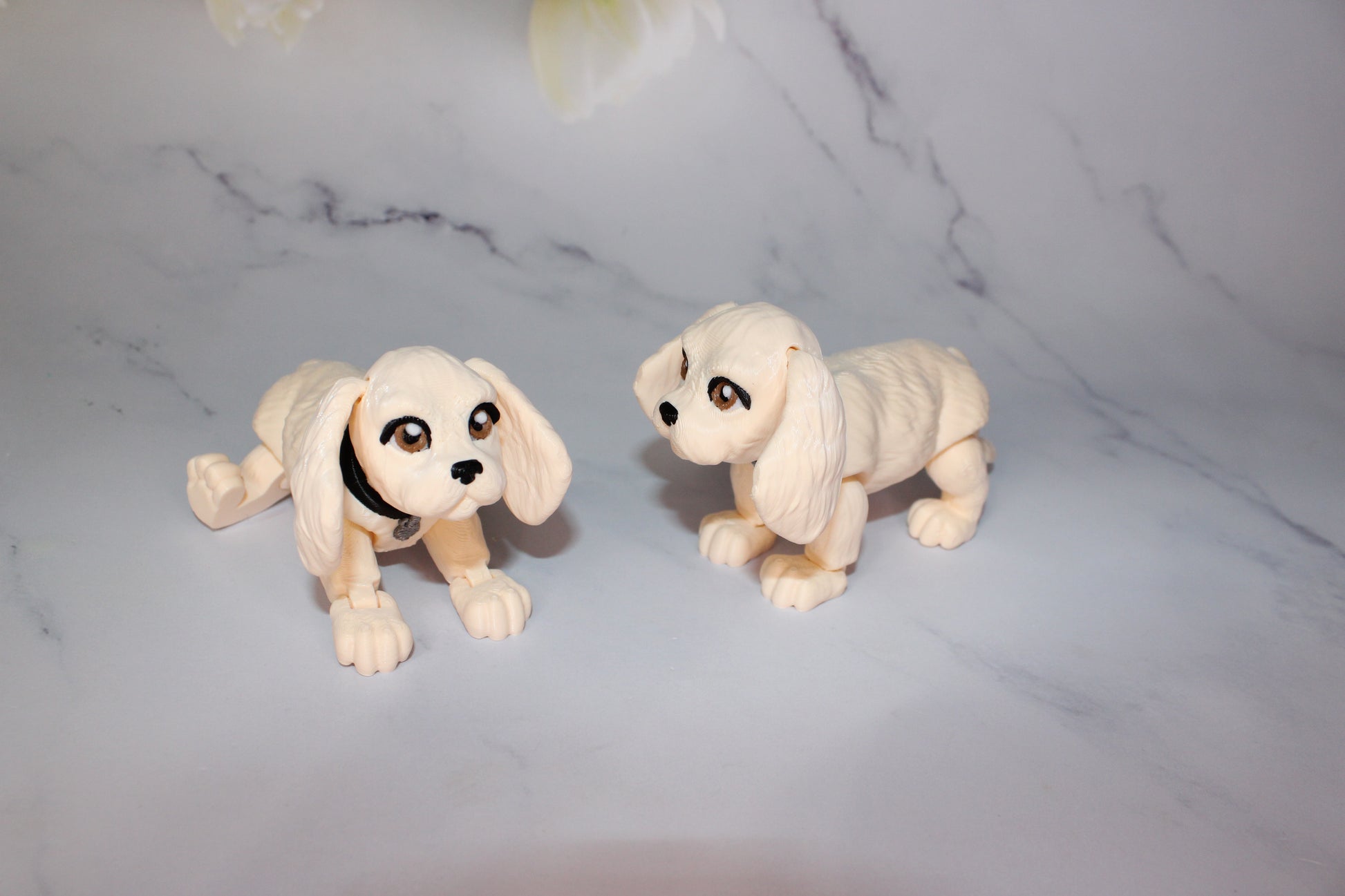 Cocker Spaniel:3D Printed Articulated Flexi Fidget Figurine - Wonderland 3D Printing 