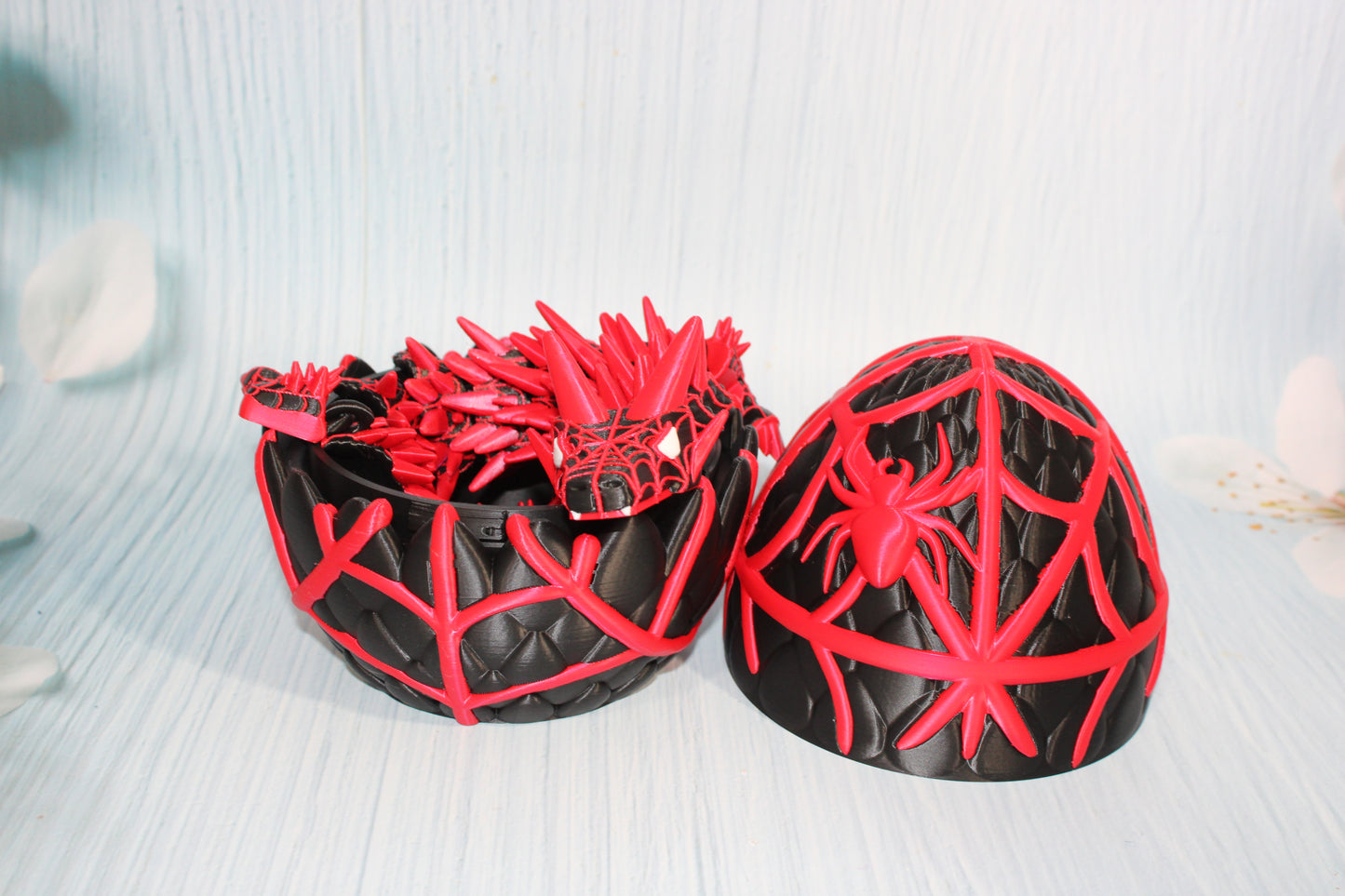 Spider Dragon 3D Printed Articulated Figurine - Wonderland 3D Printing 