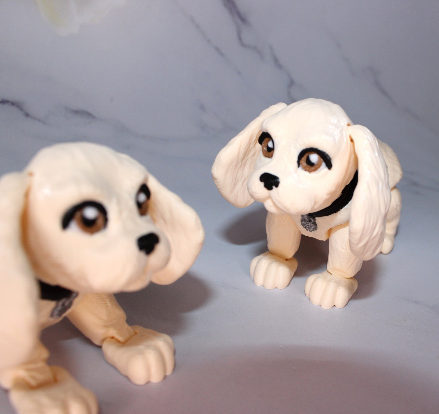 Cocker Spaniel:3D Printed Articulated Flexi Fidget Figurine - Wonderland 3D Printing 