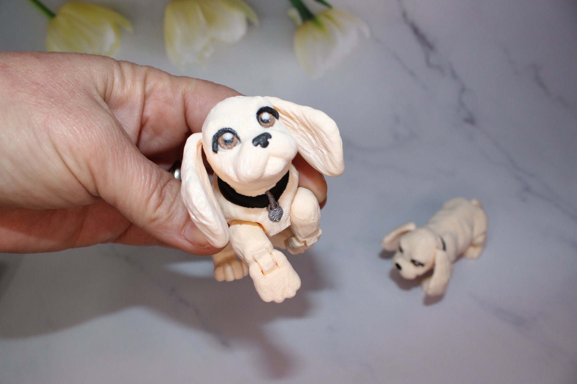 Cocker Spaniel:3D Printed Articulated Flexi Fidget Figurine - Wonderland 3D Printing 
