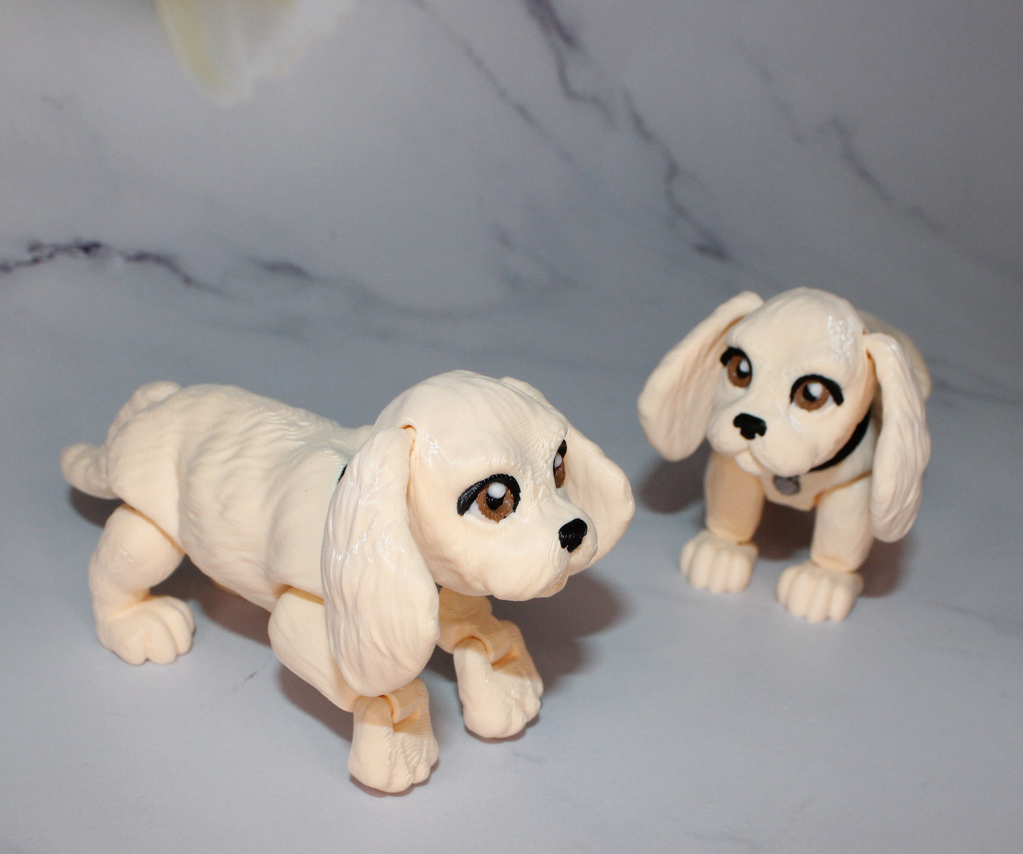 Cocker Spaniel:3D Printed Articulated Flexi Fidget Figurine - Wonderland 3D Printing 