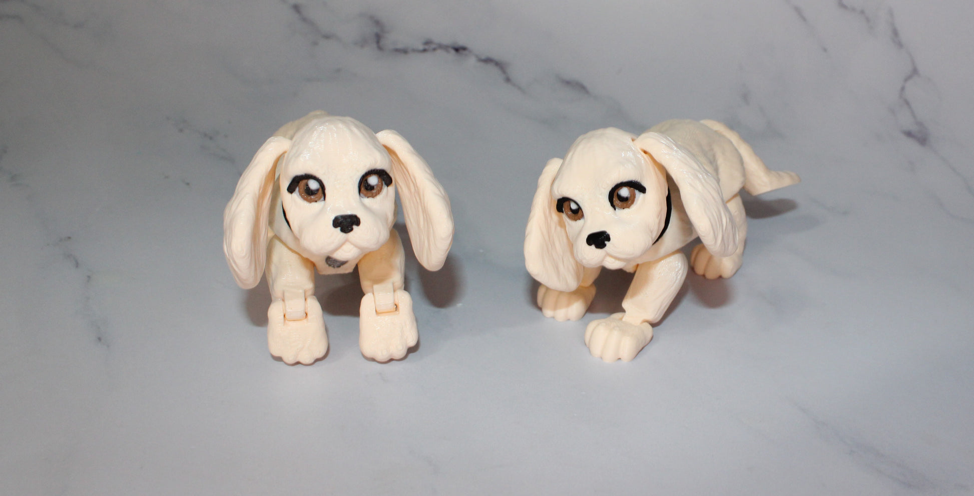 Cocker Spaniel:3D Printed Articulated Flexi Fidget Figurine - Wonderland 3D Printing 