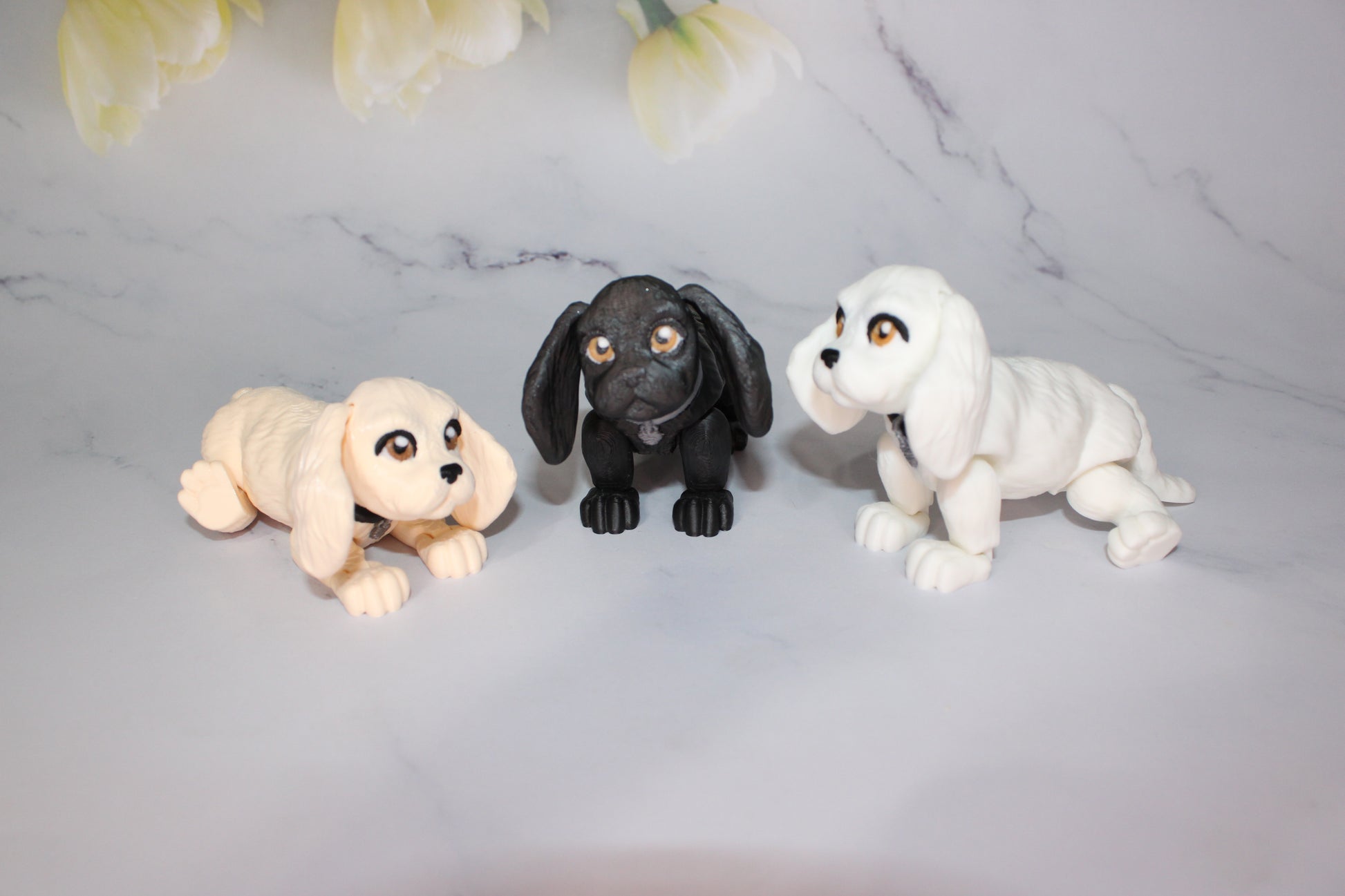 Cocker Spaniel:3D Printed Articulated Flexi Fidget Figurine - Wonderland 3D Printing 