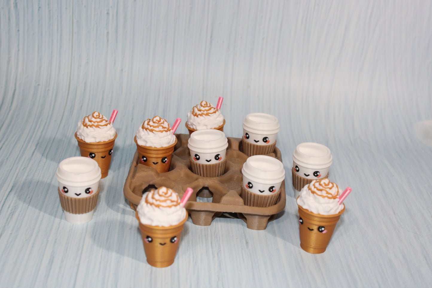 3d Printed Coffee Tic Tac Toe Game - Wonderland 3D Printing 