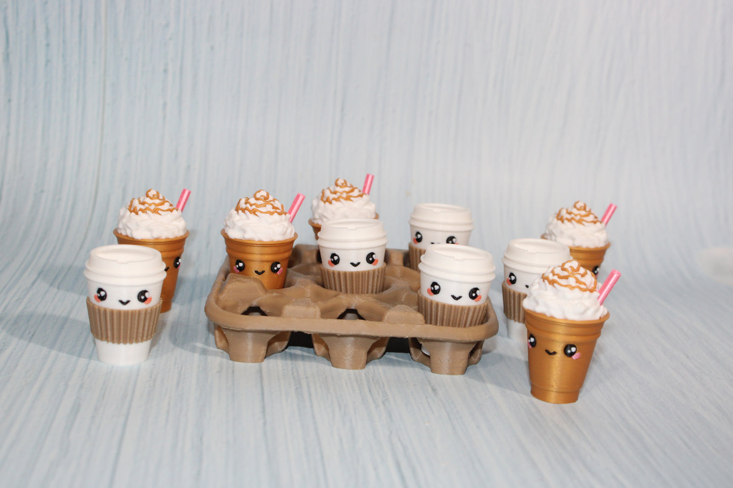 3d Printed Coffee Tic Tac Toe Game - Wonderland 3D Printing 