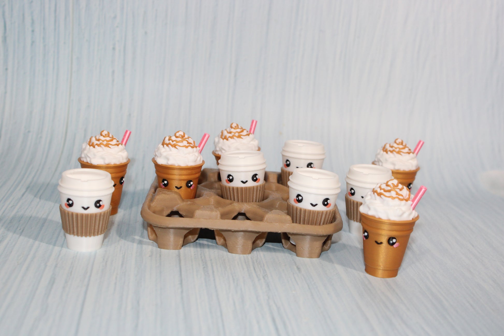 3d Printed Coffee Tic Tac Toe Game - Wonderland 3D Printing 
