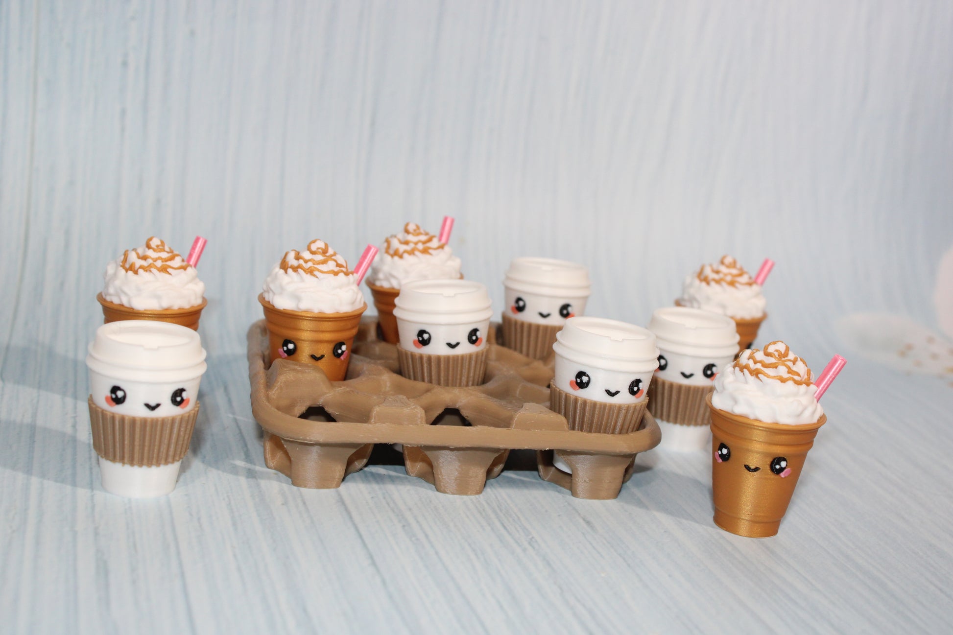 3d Printed Coffee Tic Tac Toe Game - Wonderland 3D Printing 