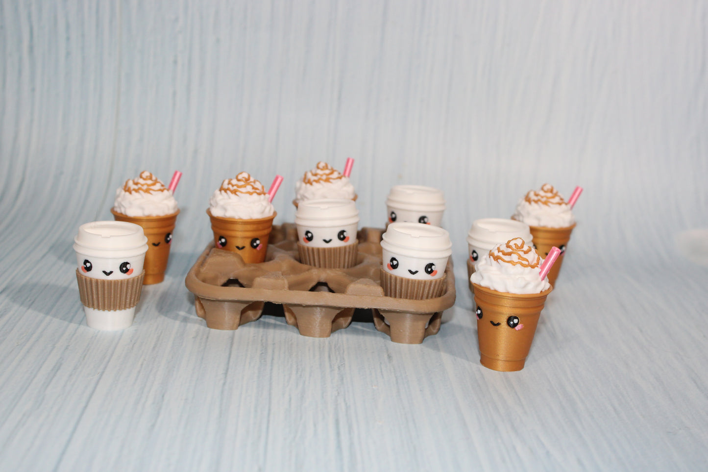3d Printed Coffee Tic Tac Toe Game - Wonderland 3D Printing 