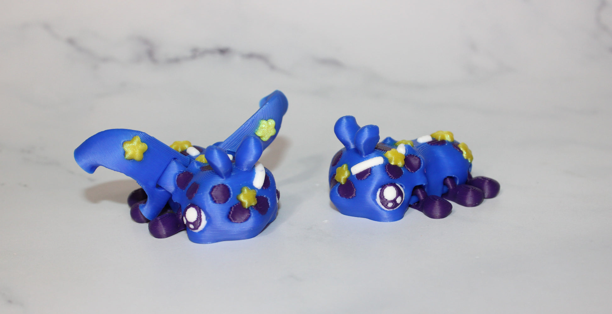 Beetles 2.5 inches 3D Printed Articulated Flexi Figurine - Wonderland 3D Printing 