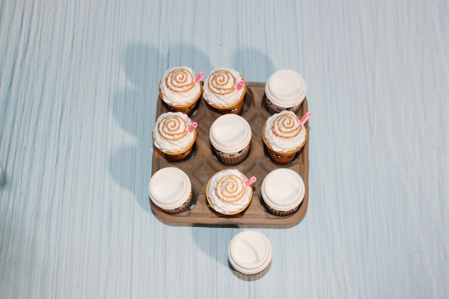 3d Printed Coffee Tic Tac Toe Game - Wonderland 3D Printing 
