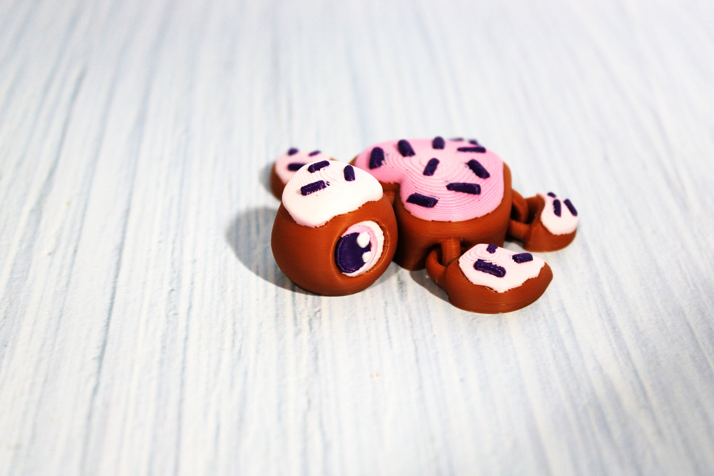 Sweet Turtles 2.5" Long with Tic Tac Toe Game Options-3d printed - Wonderland 3D Printing 