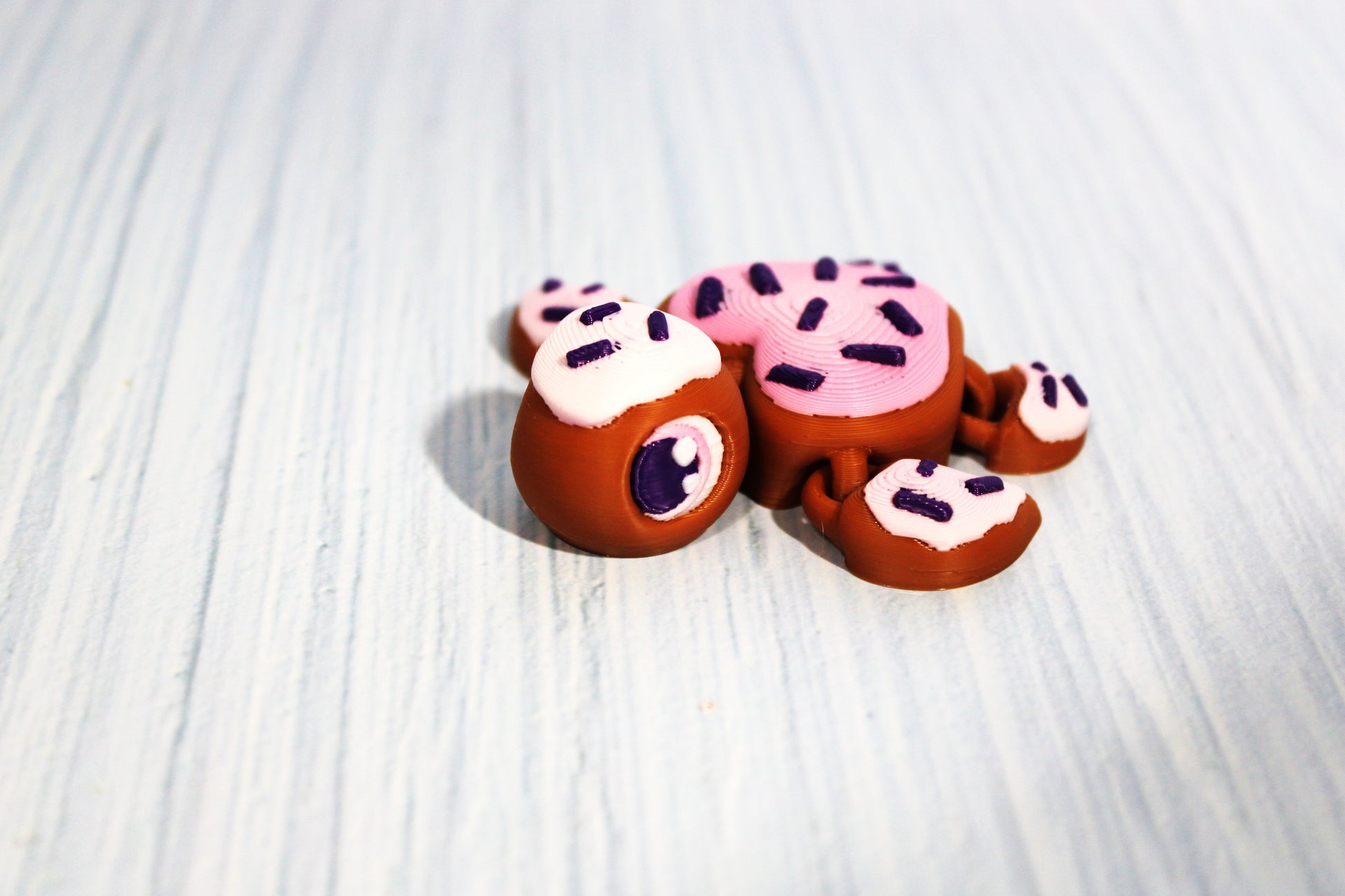Sweet Turtles 2.5" Long with Tic Tac Toe Game Options-3d printed - Wonderland 3D Printing 