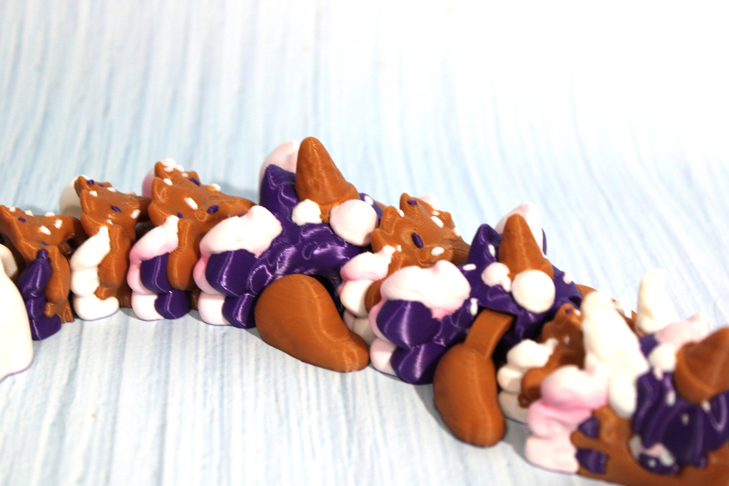 Ice Cream Dragon 9.5" Long-3d printed - Wonderland 3D Printing 