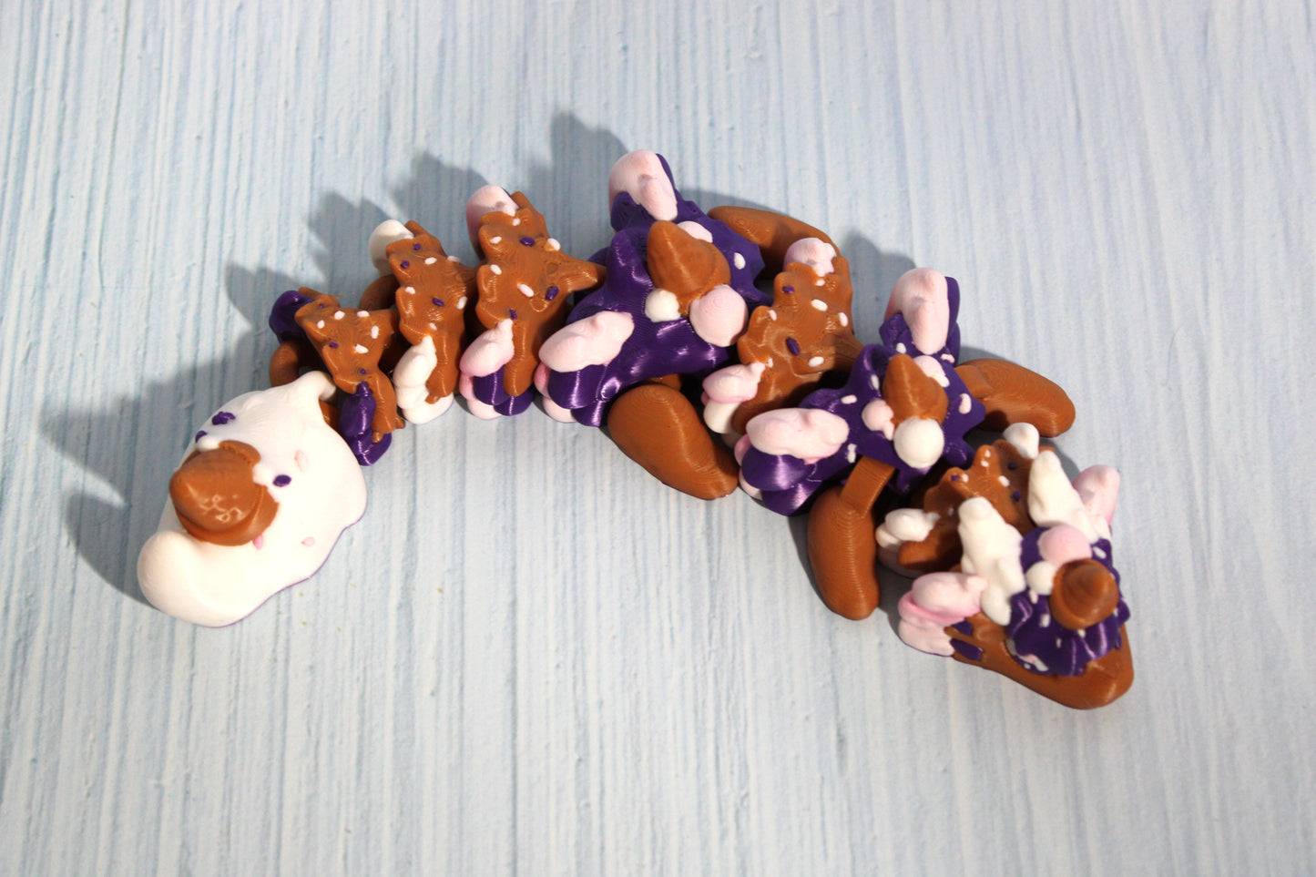 Ice Cream Dragon 9.5" Long-3d printed - Wonderland 3D Printing 