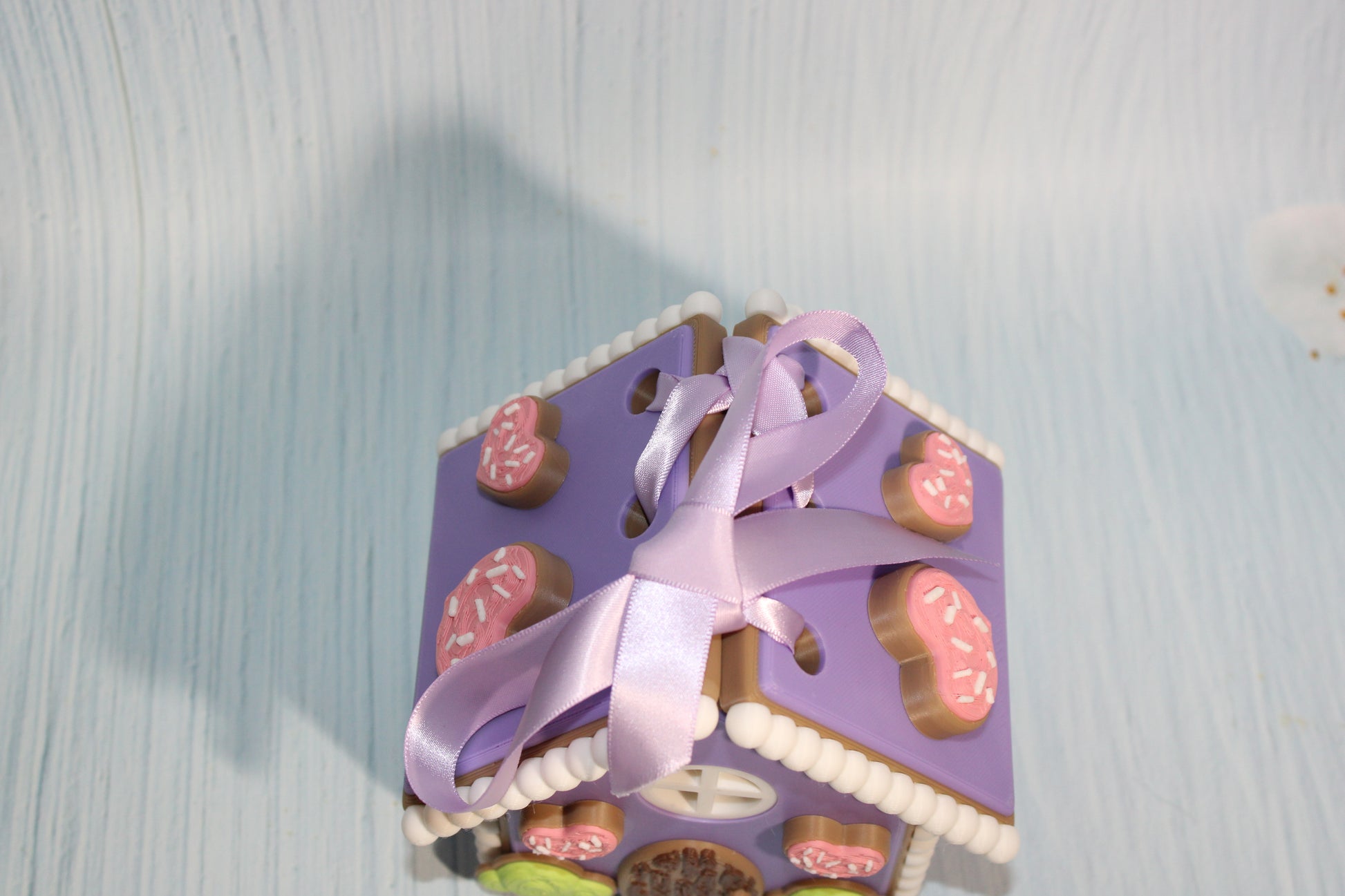 Sugar Cookie Dragon with Bonus Clicker tail Version-Cookie House Options - Wonderland 3D Printing 